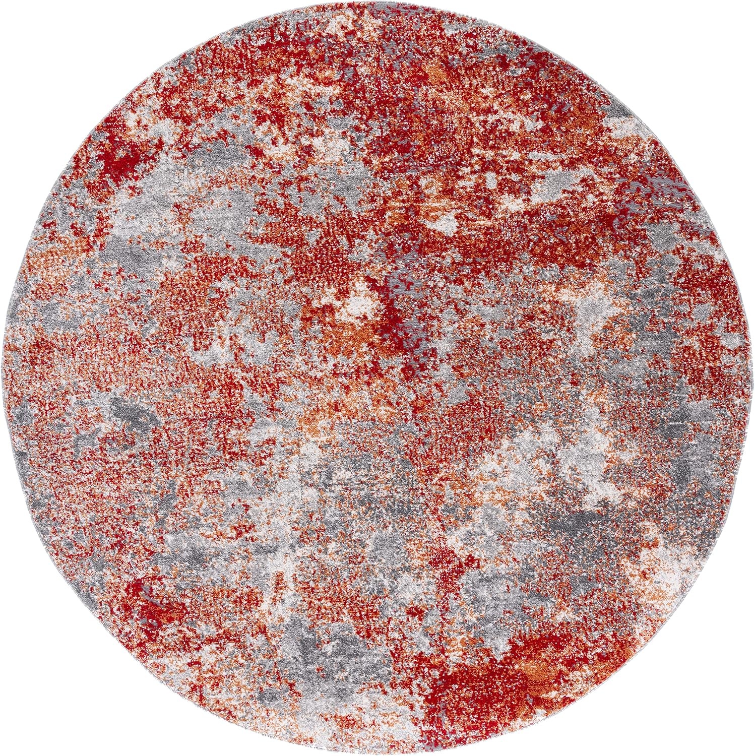 image:imageSAFAVIEH Area Rug 8x10 Aston Collection Large Navy amp Grey Modern Abstract Design NonShedding amp Easy Cleaning Ideal for Living Room Bedroom Office Dining Space ASN710NRedGrey