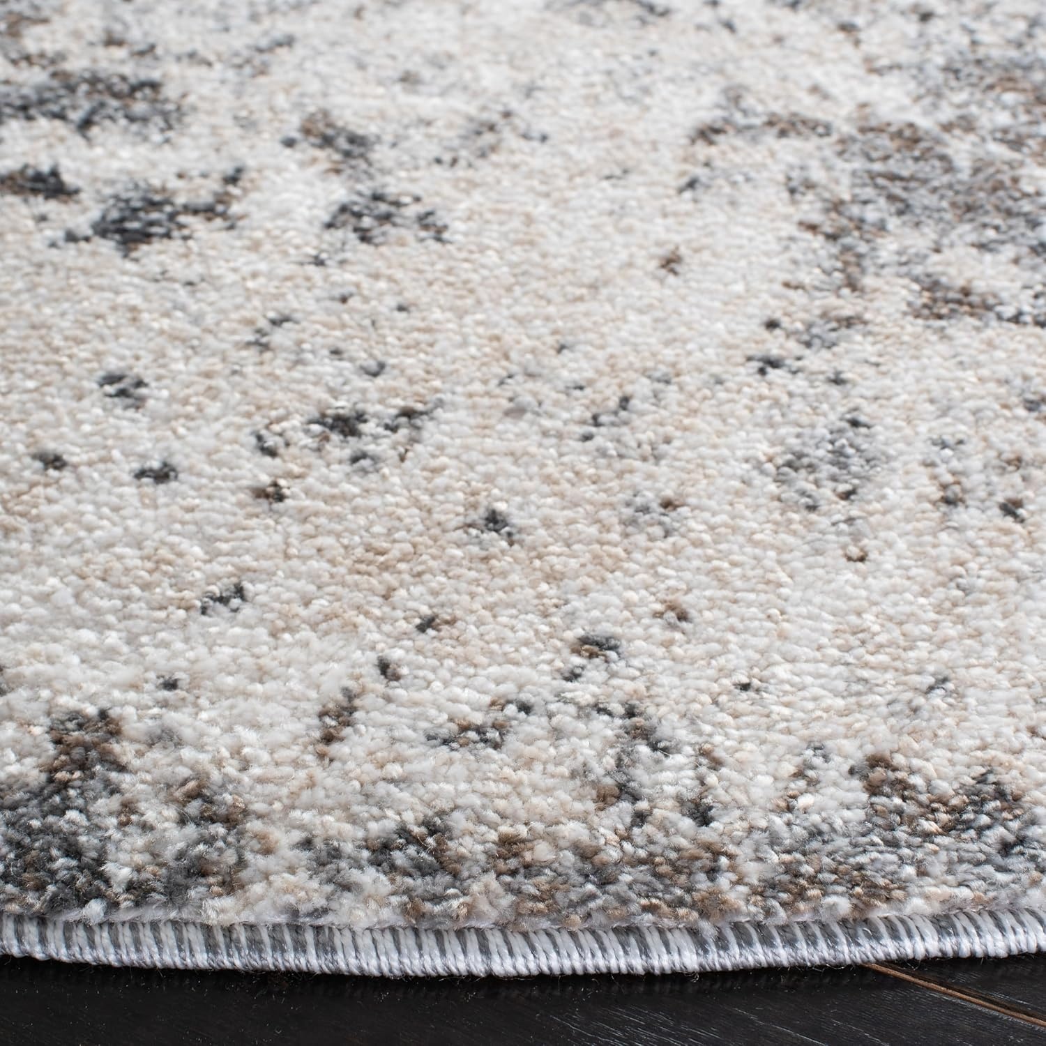 image:imageSAFAVIEH Area Rug 8x10 Aston Collection Large Navy amp Grey Modern Abstract Design NonShedding amp Easy Cleaning Ideal for Living Room Bedroom Office Dining Space ASN710NIvoryGrey