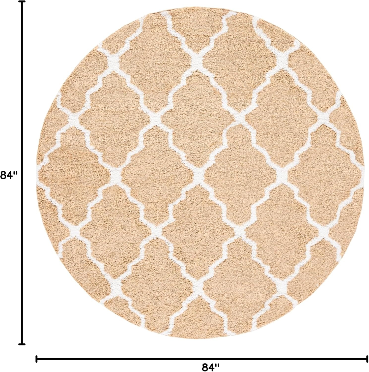 image:imageSAFAVIEH Area Rug 8x10 Berber Shag Collection Large Dark Beige amp Ivory Moroccan Design NonShedding amp Easy Cleaning Plush Thick Pile Ideal for Living Room Bedroom Dining Space BER575DDark BeigeIvory