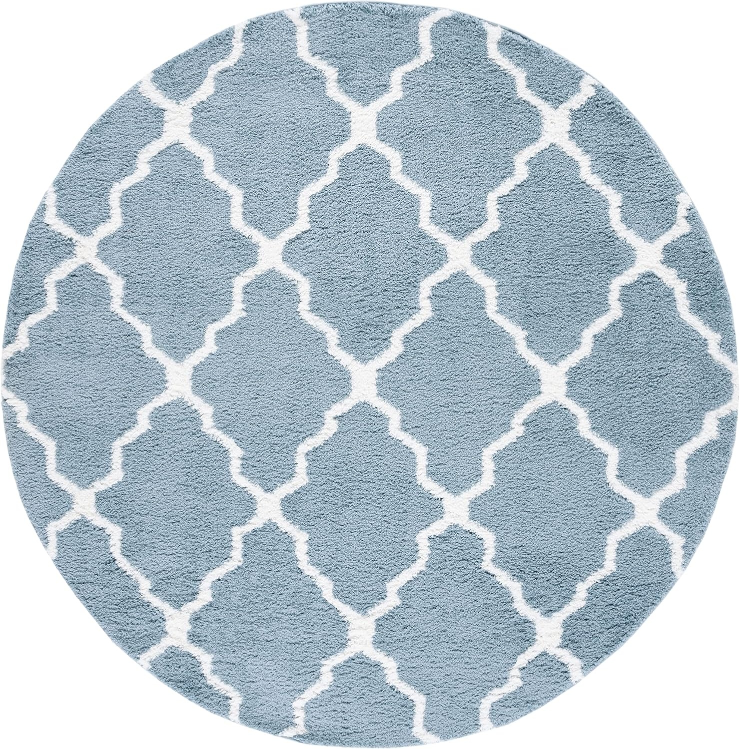 image:imageSAFAVIEH Area Rug 8x10 Berber Shag Collection Large Dark Beige amp Ivory Moroccan Design NonShedding amp Easy Cleaning Plush Thick Pile Ideal for Living Room Bedroom Dining Space BER575DBlue RustIvory
