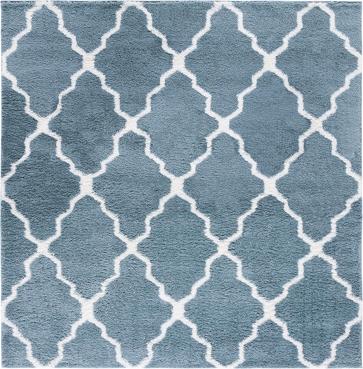 image:imageSAFAVIEH Area Rug 8x10 Berber Shag Collection Large Dark Beige amp Ivory Moroccan Design NonShedding amp Easy Cleaning Plush Thick Pile Ideal for Living Room Bedroom Dining Space BER575DBlue RustIvory