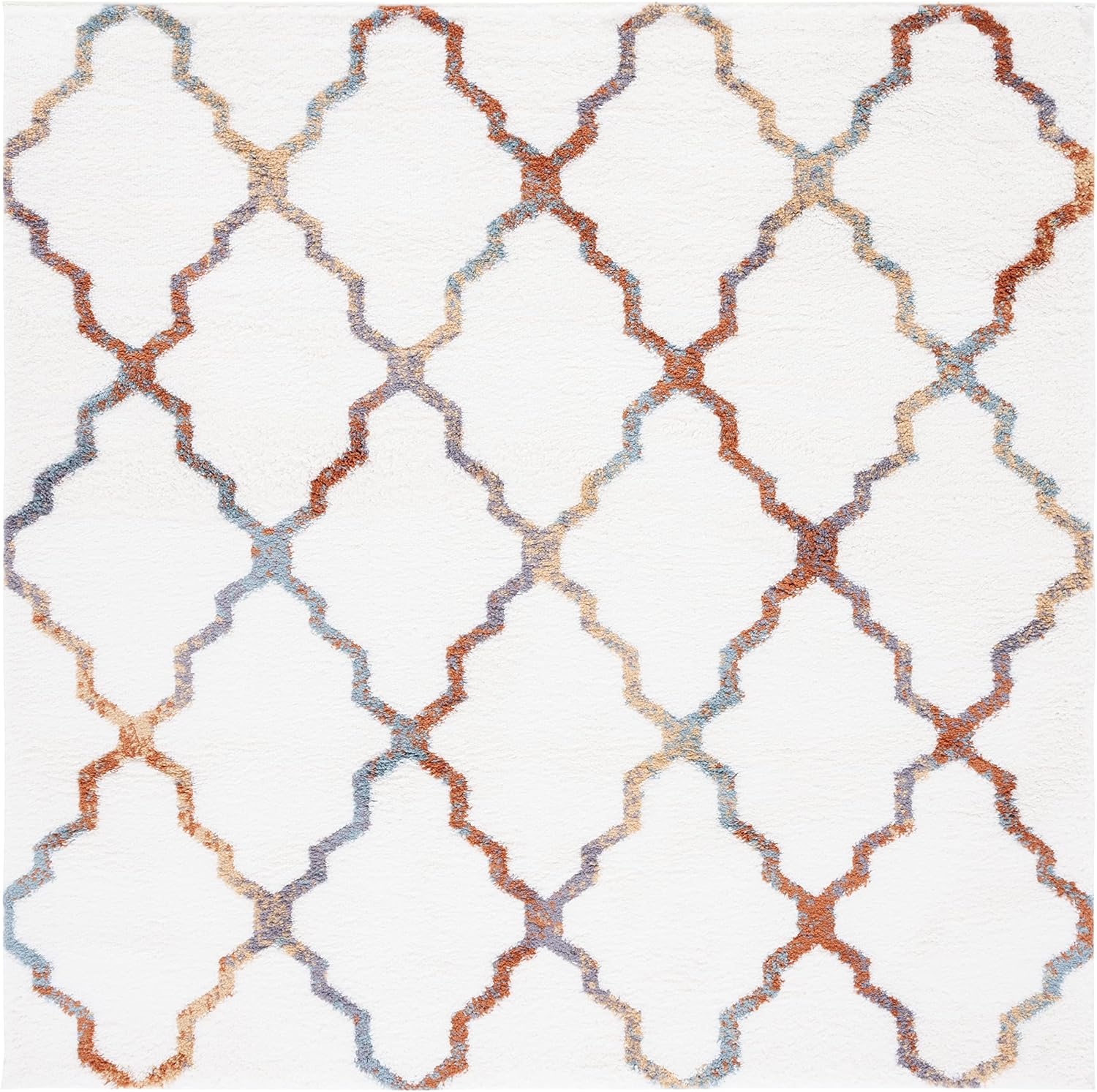 image:imageSAFAVIEH Area Rug 8x10 Berber Shag Collection Large Dark Beige amp Ivory Moroccan Design NonShedding amp Easy Cleaning Plush Thick Pile Ideal for Living Room Bedroom Dining Space BER575DIvoryMulti