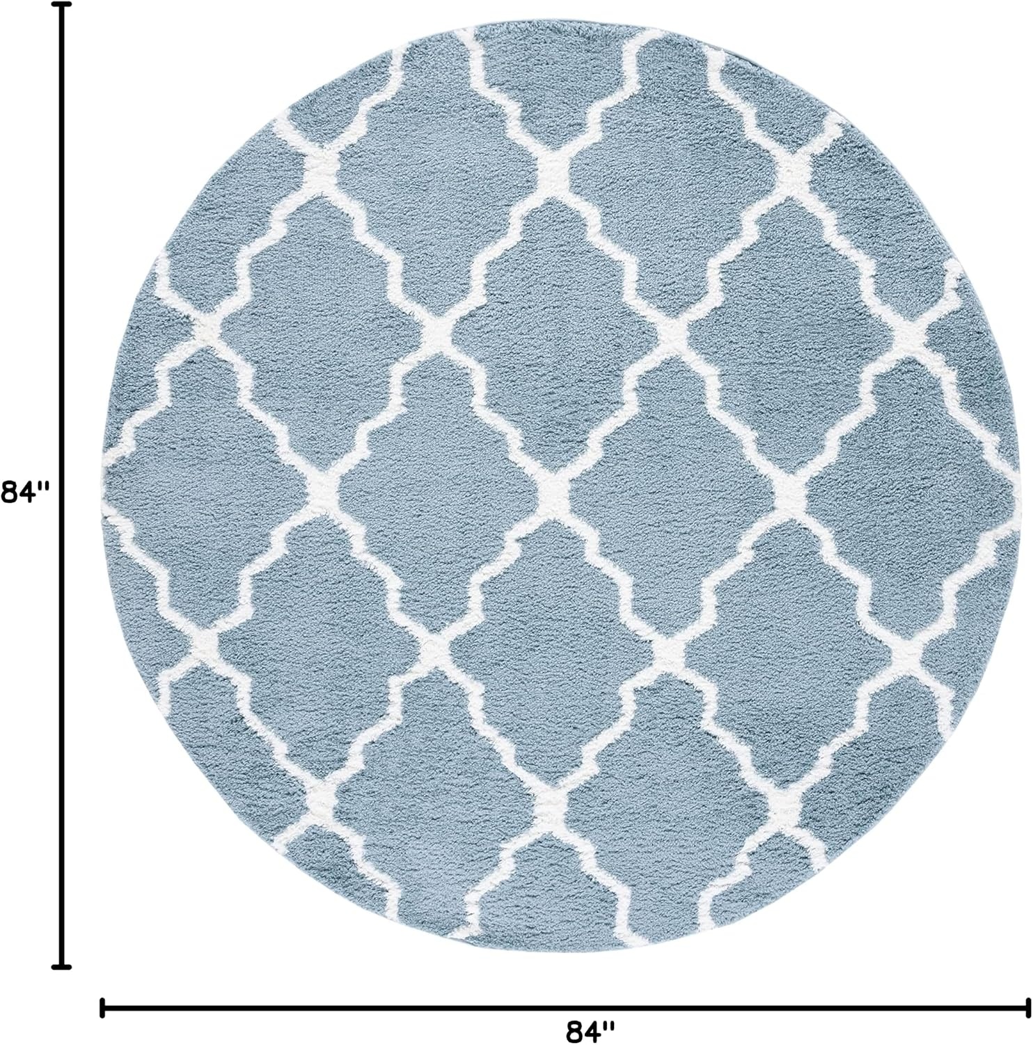 image:imageSAFAVIEH Area Rug 8x10 Berber Shag Collection Large Dark Beige amp Ivory Moroccan Design NonShedding amp Easy Cleaning Plush Thick Pile Ideal for Living Room Bedroom Dining Space BER575DBlue RustIvory