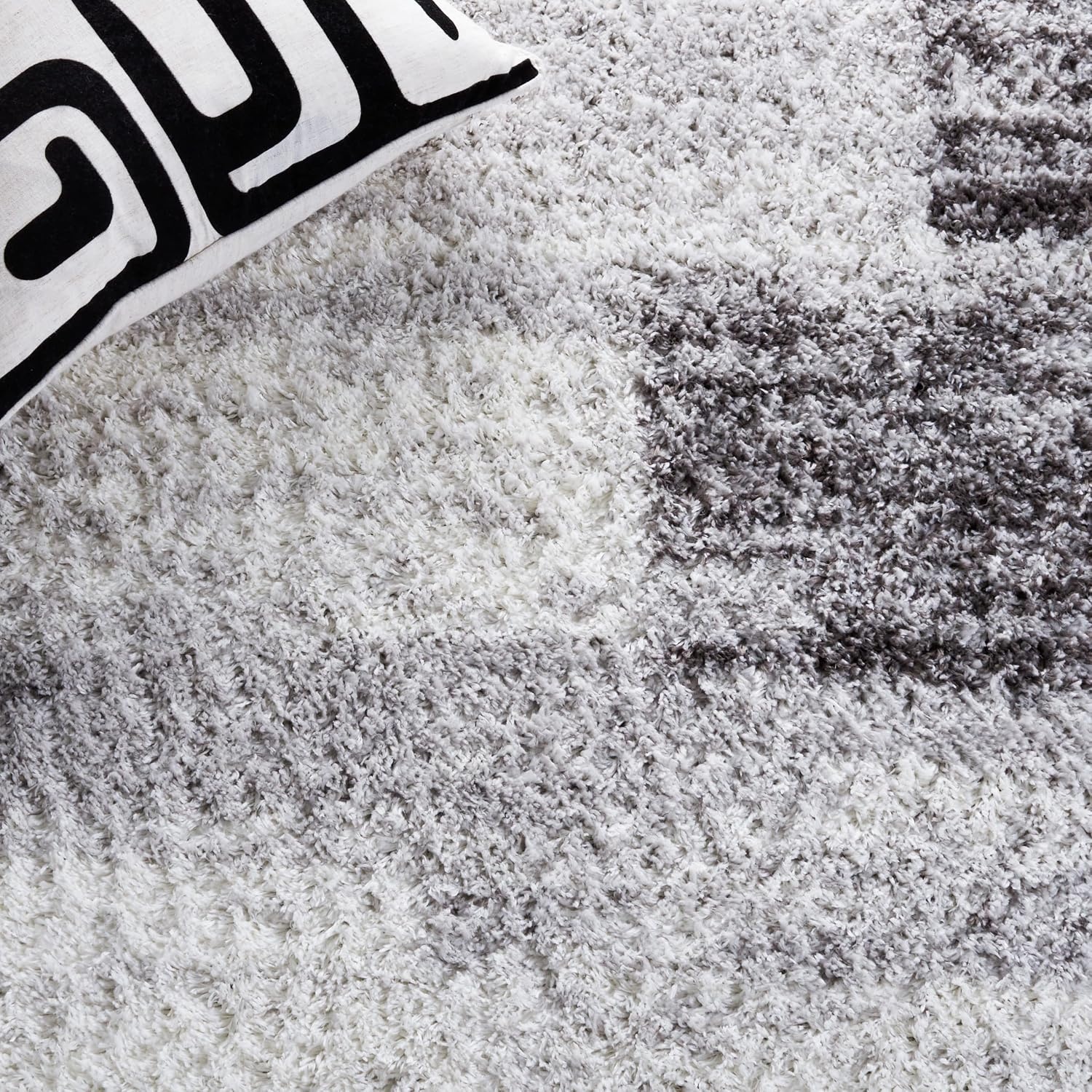 image:imageSAFAVIEH Area Rug 8x10 Berber Shag Collection Large Grey amp Light Grey Modern Design NonShedding amp Easy Cleaning Plush Thick Pile Ideal for Living Room Bedroom Dining Space BER541FGreyLight Grey