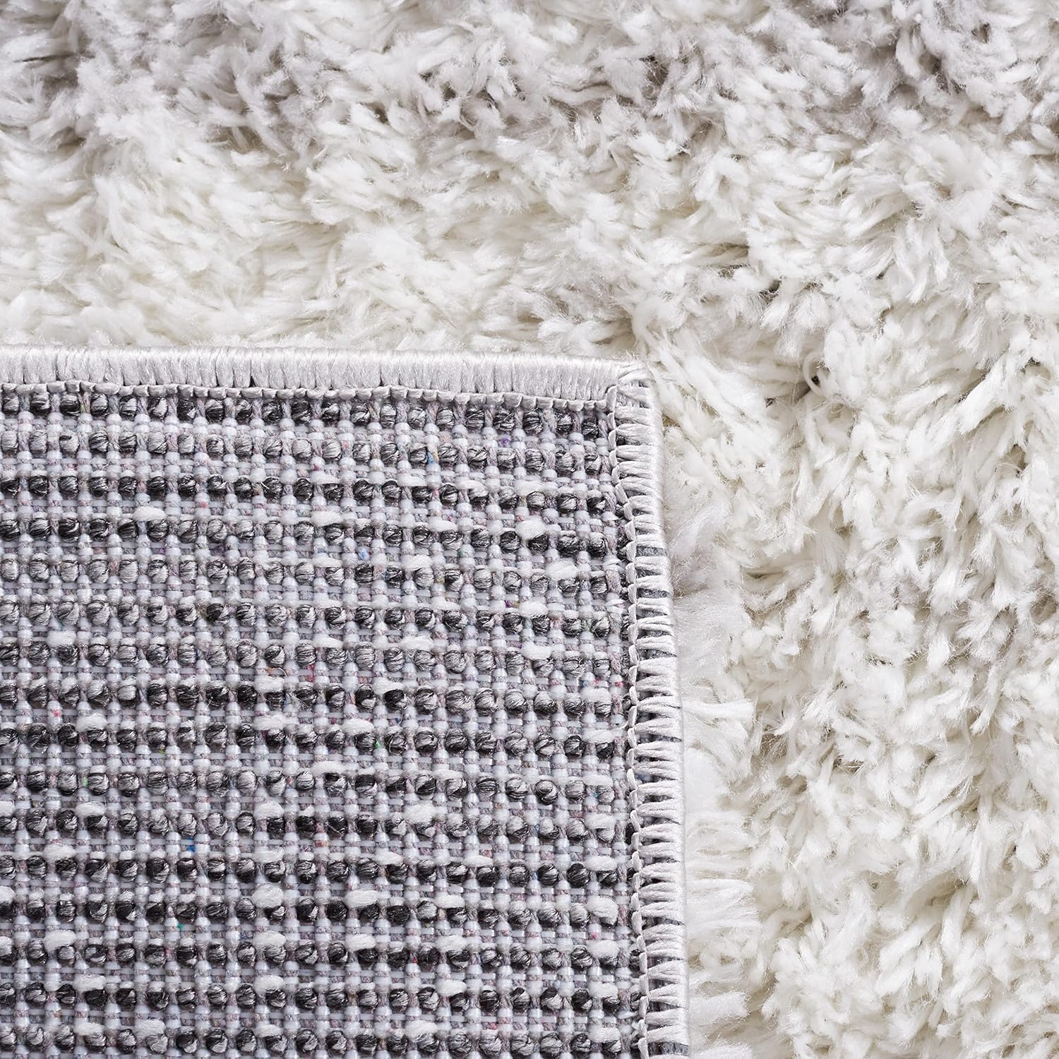 image:imageSAFAVIEH Area Rug 8x10 Berber Shag Collection Large Grey amp Light Grey Modern Design NonShedding amp Easy Cleaning Plush Thick Pile Ideal for Living Room Bedroom Dining Space BER541FGreyLight Grey