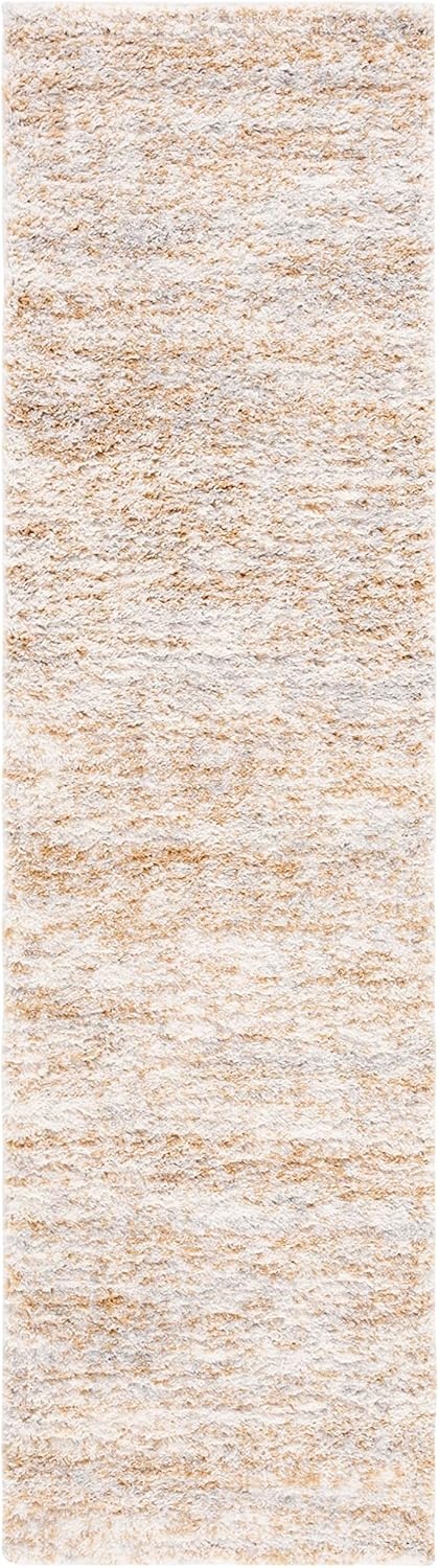 image:imageSAFAVIEH Area Rug 8x10 Berber Shag Collection Large Ivory amp Beige Modern Design NonShedding amp Easy Cleaning Plush Thick Pile Ideal for Living Room Bedroom Dining Space BER563AIvoryLight Gold