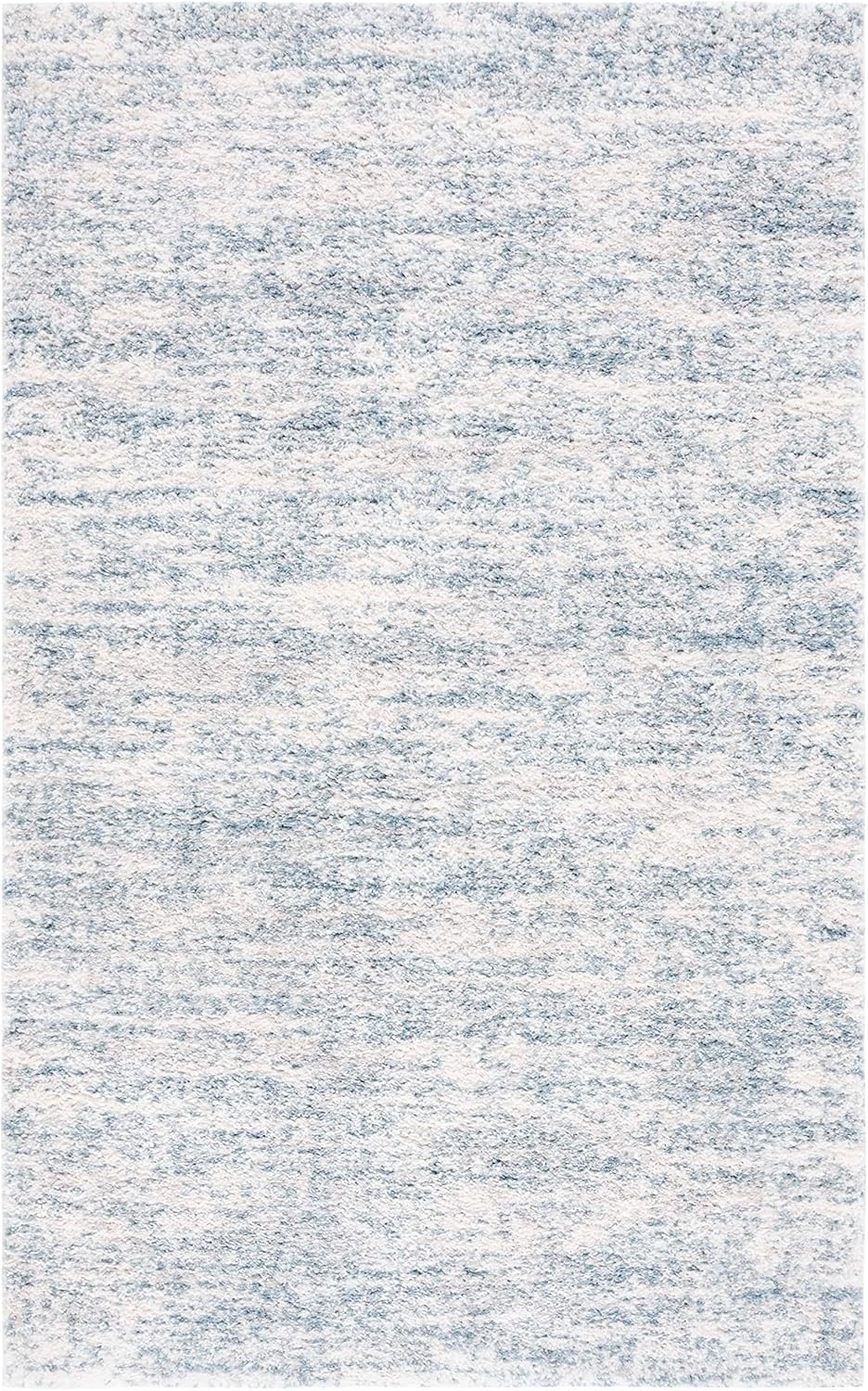 image:imageSAFAVIEH Area Rug 8x10 Berber Shag Collection Large Ivory amp Beige Modern Design NonShedding amp Easy Cleaning Plush Thick Pile Ideal for Living Room Bedroom Dining Space BER563AIvoryLight Aqua