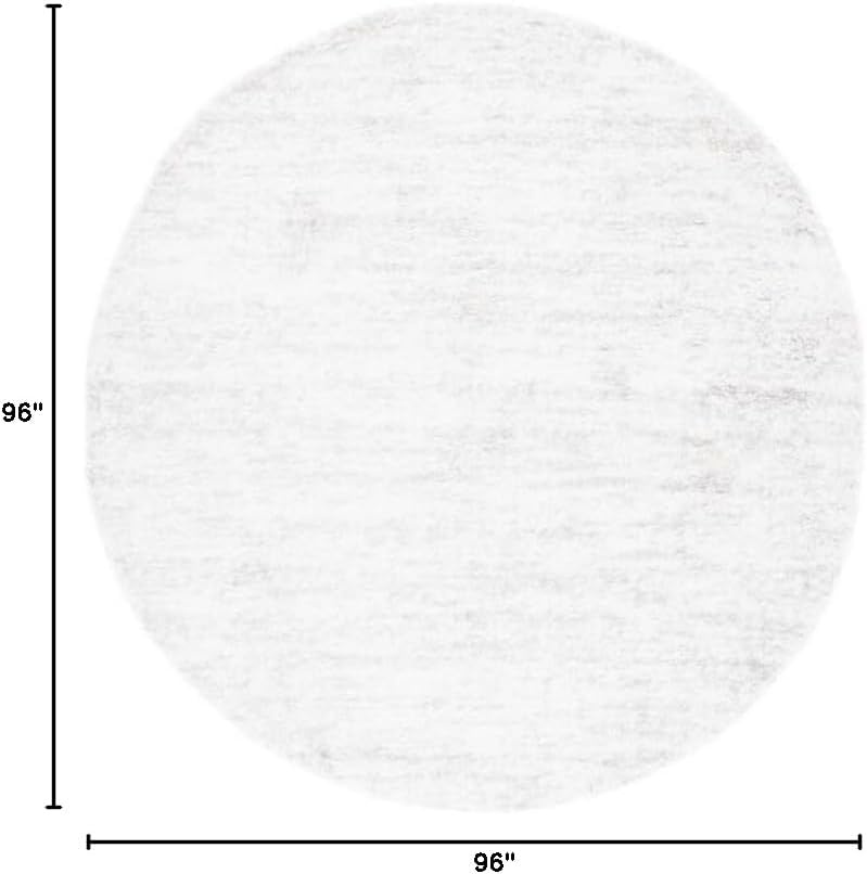 image:imageSAFAVIEH Area Rug 8x10 Berber Shag Collection Large Ivory amp Beige Modern Design NonShedding amp Easy Cleaning Plush Thick Pile Ideal for Living Room Bedroom Dining Space BER563AIvoryLight Grey
