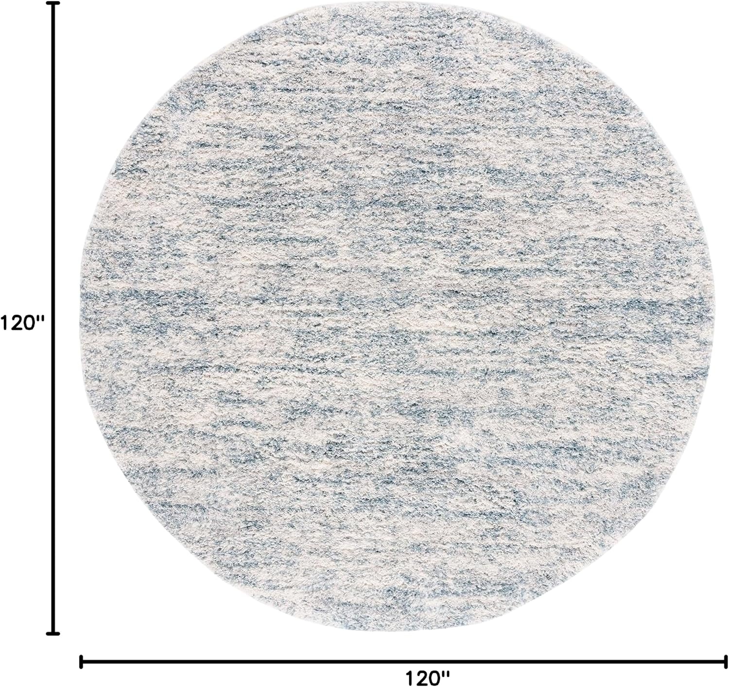 image:imageSAFAVIEH Area Rug 8x10 Berber Shag Collection Large Ivory amp Beige Modern Design NonShedding amp Easy Cleaning Plush Thick Pile Ideal for Living Room Bedroom Dining Space BER563AIvoryLight Aqua
