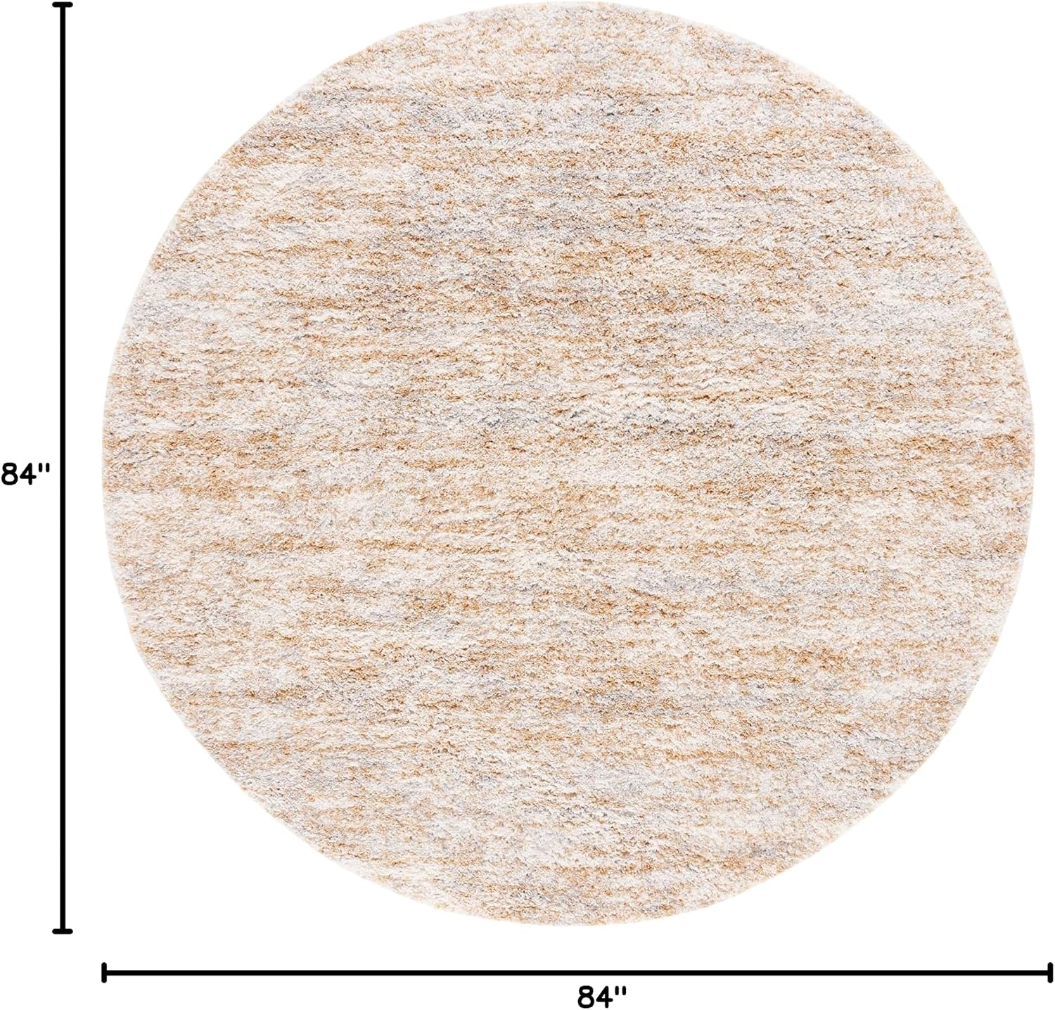 image:imageSAFAVIEH Area Rug 8x10 Berber Shag Collection Large Ivory amp Beige Modern Design NonShedding amp Easy Cleaning Plush Thick Pile Ideal for Living Room Bedroom Dining Space BER563AIvoryLight Gold
