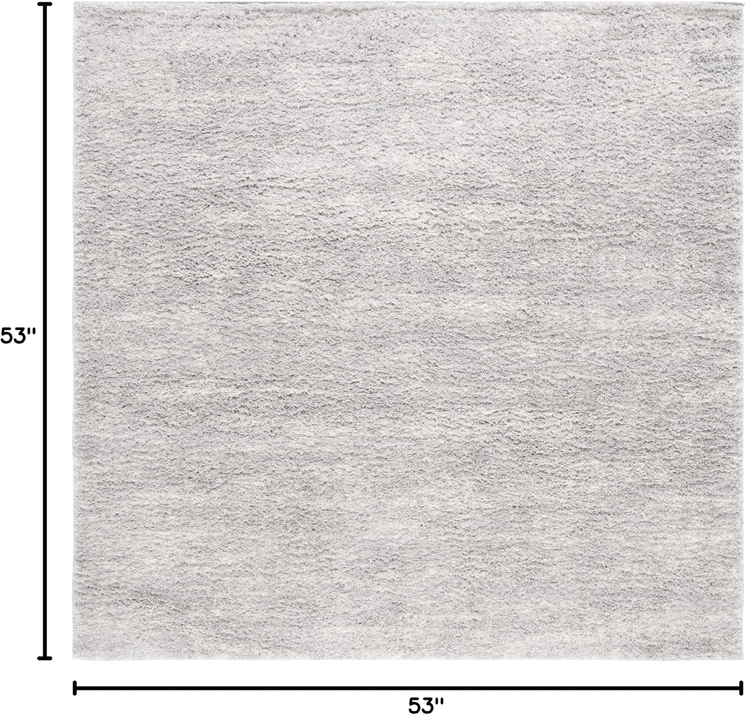 image:imageSAFAVIEH Area Rug 8x10 Berber Shag Collection Large Ivory amp Beige Modern Design NonShedding amp Easy Cleaning Plush Thick Pile Ideal for Living Room Bedroom Dining Space BER563AGreyIvory