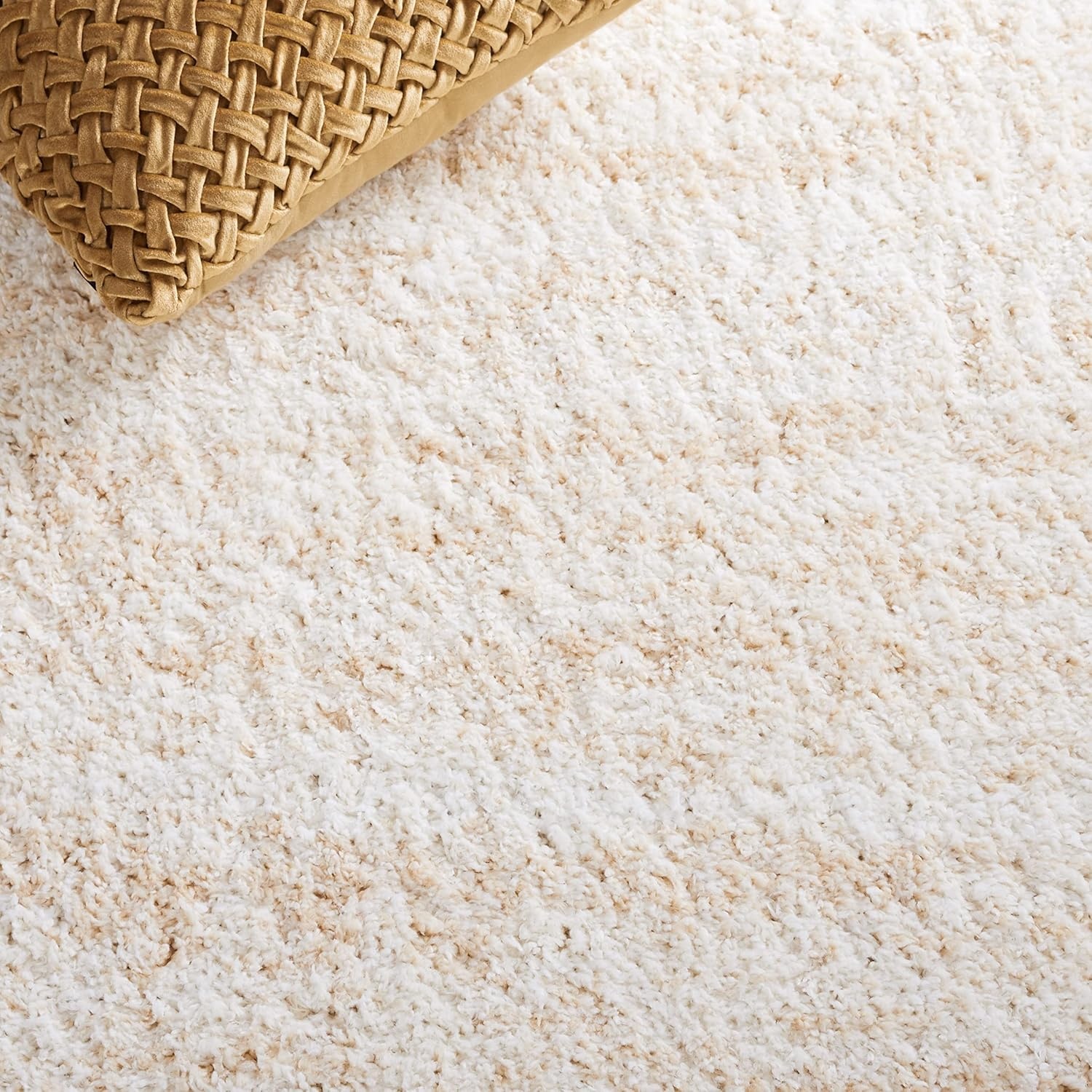 image:imageSAFAVIEH Area Rug 8x10 Berber Shag Collection Large Ivory amp Beige Modern Design NonShedding amp Easy Cleaning Plush Thick Pile Ideal for Living Room Bedroom Dining Space BER563AIvoryBeige