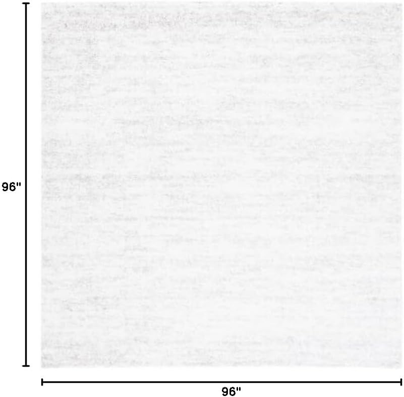 image:imageSAFAVIEH Area Rug 8x10 Berber Shag Collection Large Ivory amp Beige Modern Design NonShedding amp Easy Cleaning Plush Thick Pile Ideal for Living Room Bedroom Dining Space BER563AIvoryLight Grey
