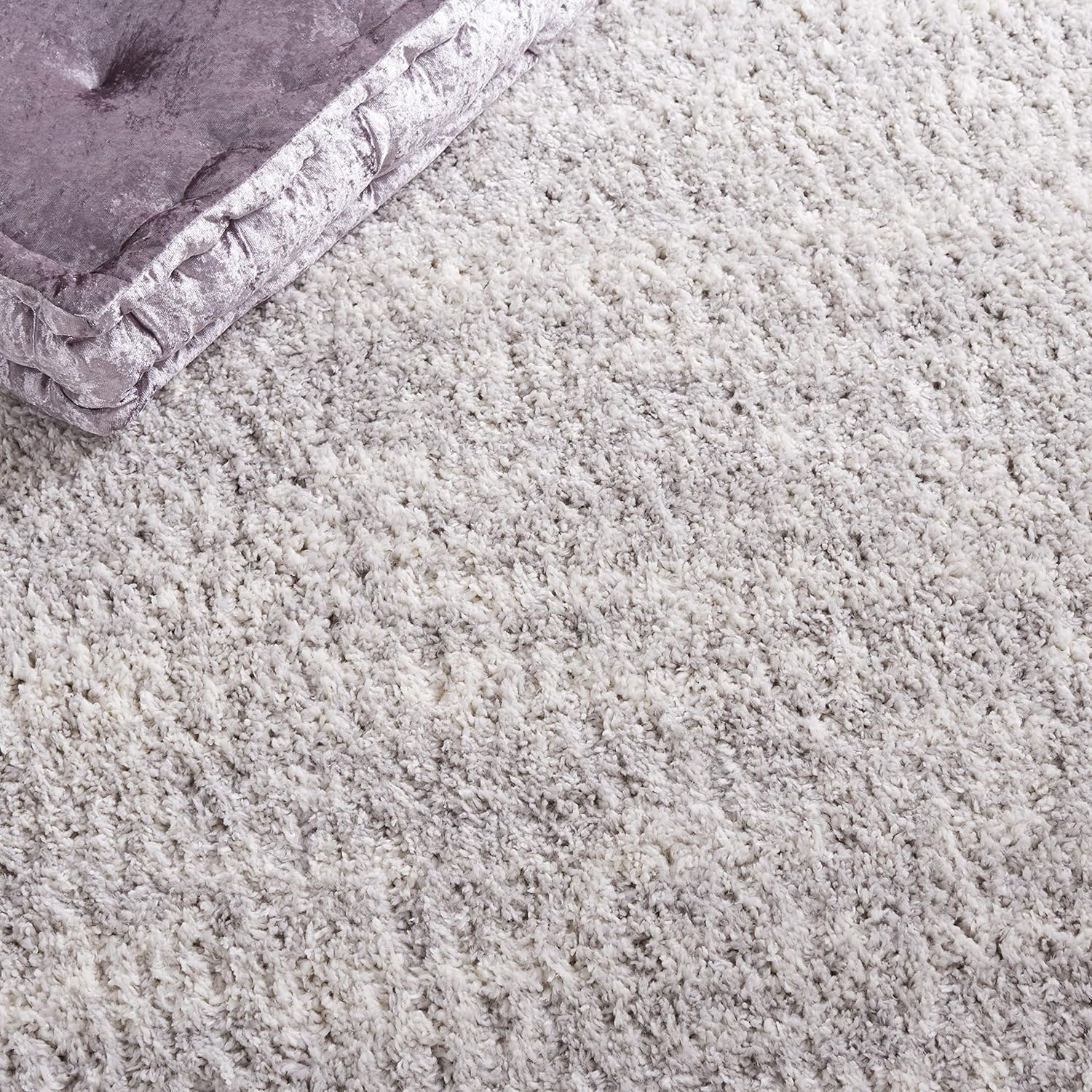 image:imageSAFAVIEH Area Rug 8x10 Berber Shag Collection Large Ivory amp Beige Modern Design NonShedding amp Easy Cleaning Plush Thick Pile Ideal for Living Room Bedroom Dining Space BER563AGreyIvory