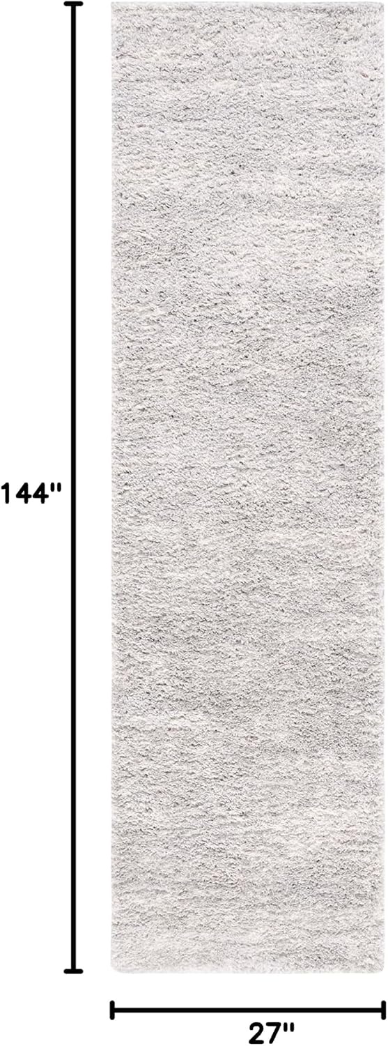 image:imageSAFAVIEH Area Rug 8x10 Berber Shag Collection Large Ivory amp Beige Modern Design NonShedding amp Easy Cleaning Plush Thick Pile Ideal for Living Room Bedroom Dining Space BER563AGreyIvory