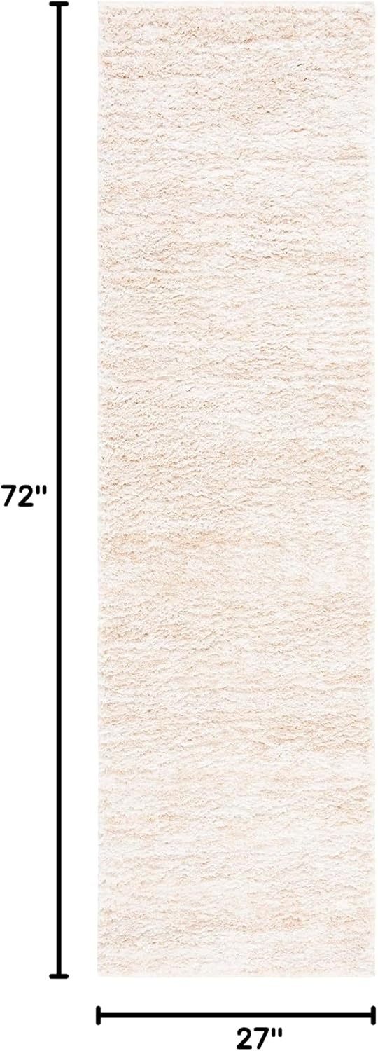 image:imageSAFAVIEH Area Rug 8x10 Berber Shag Collection Large Ivory amp Beige Modern Design NonShedding amp Easy Cleaning Plush Thick Pile Ideal for Living Room Bedroom Dining Space BER563AIvoryBeige