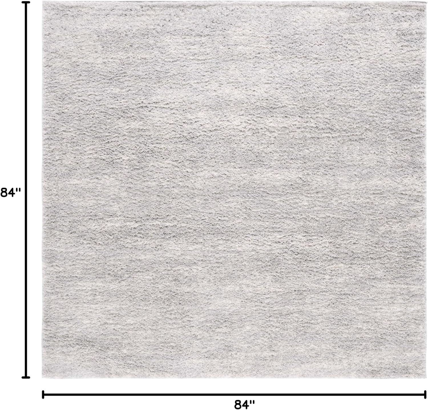 image:imageSAFAVIEH Area Rug 8x10 Berber Shag Collection Large Ivory amp Beige Modern Design NonShedding amp Easy Cleaning Plush Thick Pile Ideal for Living Room Bedroom Dining Space BER563AGreyIvory