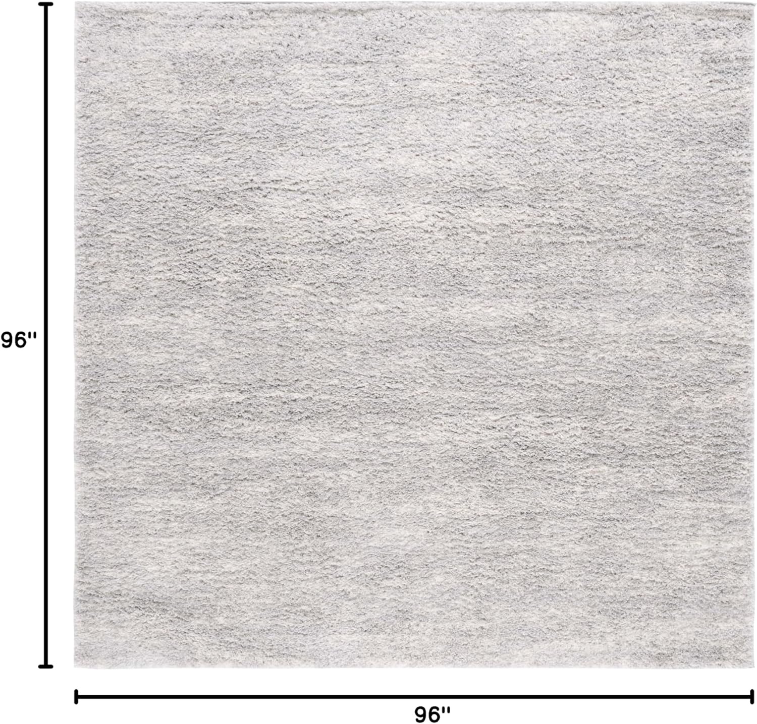 image:imageSAFAVIEH Area Rug 8x10 Berber Shag Collection Large Ivory amp Beige Modern Design NonShedding amp Easy Cleaning Plush Thick Pile Ideal for Living Room Bedroom Dining Space BER563AGreyIvory