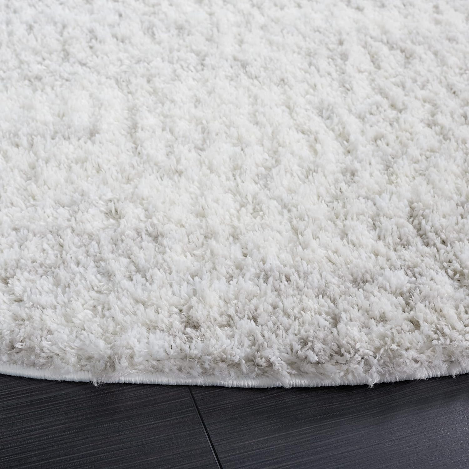 image:imageSAFAVIEH Area Rug 8x10 Berber Shag Collection Large Ivory amp Beige Modern Design NonShedding amp Easy Cleaning Plush Thick Pile Ideal for Living Room Bedroom Dining Space BER563AIvoryLight Grey