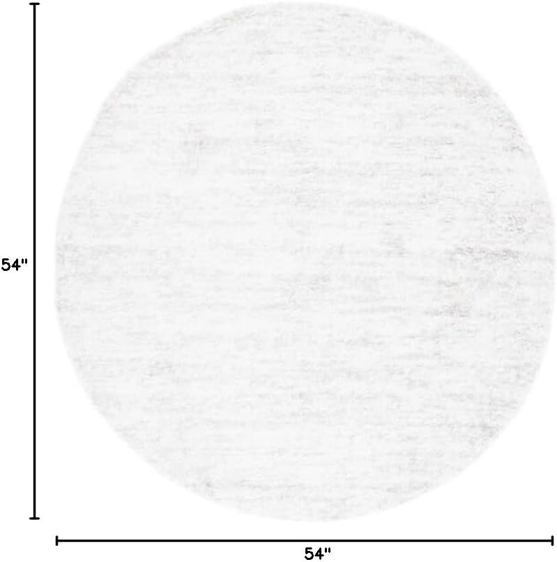 image:imageSAFAVIEH Area Rug 8x10 Berber Shag Collection Large Ivory amp Beige Modern Design NonShedding amp Easy Cleaning Plush Thick Pile Ideal for Living Room Bedroom Dining Space BER563AIvoryLight Grey
