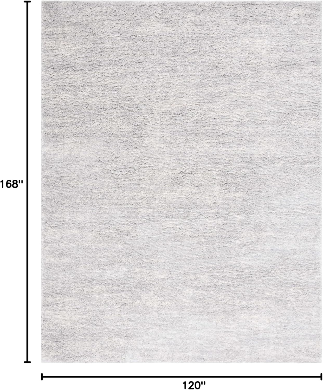 image:imageSAFAVIEH Area Rug 8x10 Berber Shag Collection Large Ivory amp Beige Modern Design NonShedding amp Easy Cleaning Plush Thick Pile Ideal for Living Room Bedroom Dining Space BER563AGreyIvory