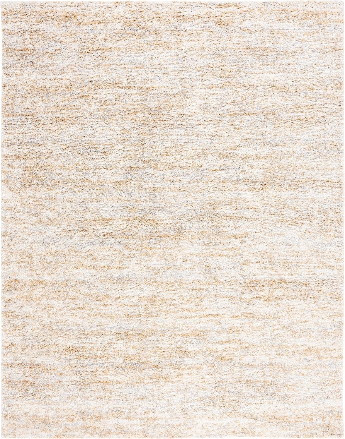 image:imageSAFAVIEH Area Rug 8x10 Berber Shag Collection Large Ivory amp Beige Modern Design NonShedding amp Easy Cleaning Plush Thick Pile Ideal for Living Room Bedroom Dining Space BER563AIvoryLight Gold