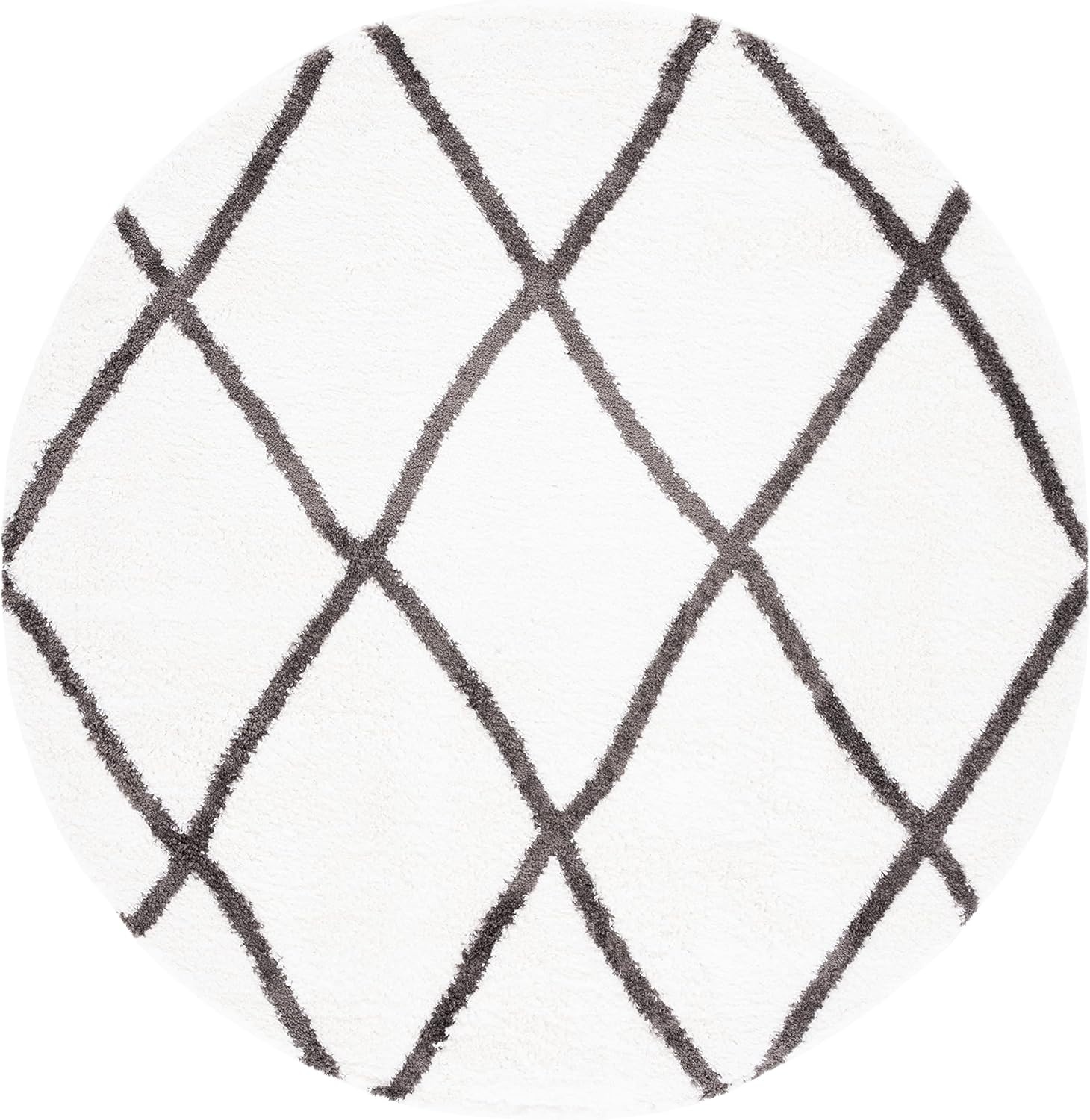 image:imageSAFAVIEH Area Rug 8x10 Berber Shag Collection Large Ivory amp Grey Moroccan Design NonShedding amp Easy Cleaning Plush Thick Pile Ideal for Living Room Bedroom Dining Space BER522FIvoryGrey