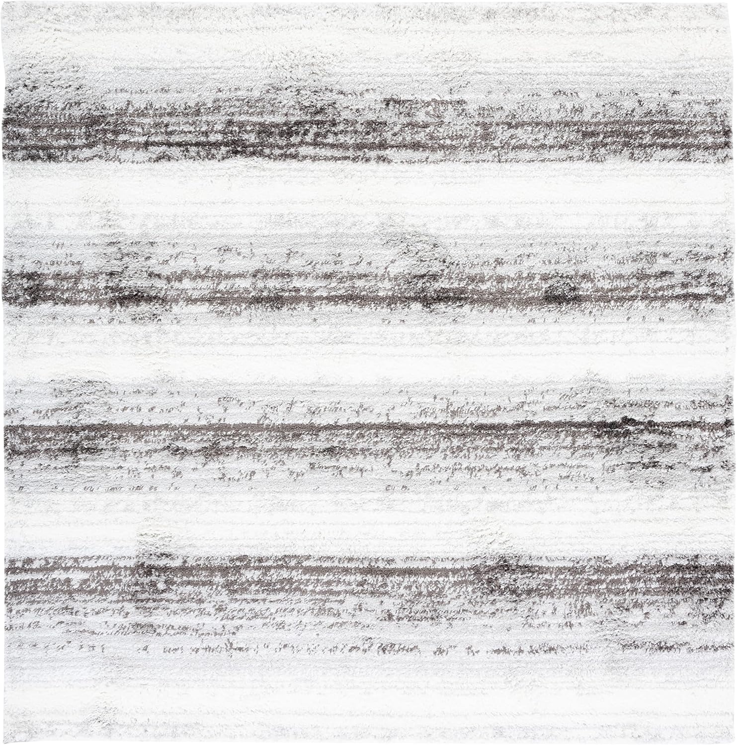 image:imageSAFAVIEH Area Rug 8x10 Berber Shag Collection Large Light Grey amp Grey Modern Stripe Design NonShedding amp Easy Cleaning Plush Thick Pile Ideal for Living Room Bedroom Dining BER561FLight GreyGrey