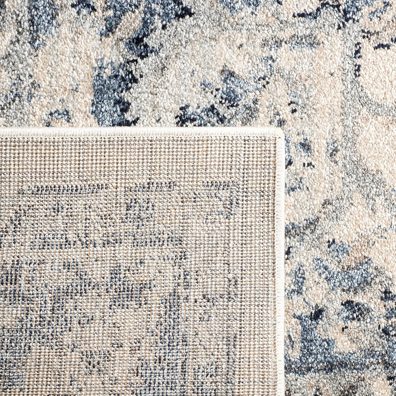 image:imageSAFAVIEH Area Rug 8x10 Charleston Collection Large Navy amp Creme Oriental Distressed Design NonShedding amp Easy Cleaning Ideal for Living Room Bedroom Office Dining Space CHL411NIvoryNavy