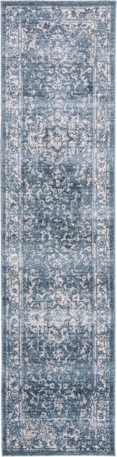 image:imageSAFAVIEH Area Rug 8x10 Charleston Collection Large Navy amp Creme Oriental Distressed Design NonShedding amp Easy Cleaning Ideal for Living Room Bedroom Office Dining Space CHL411NNavyCreme
