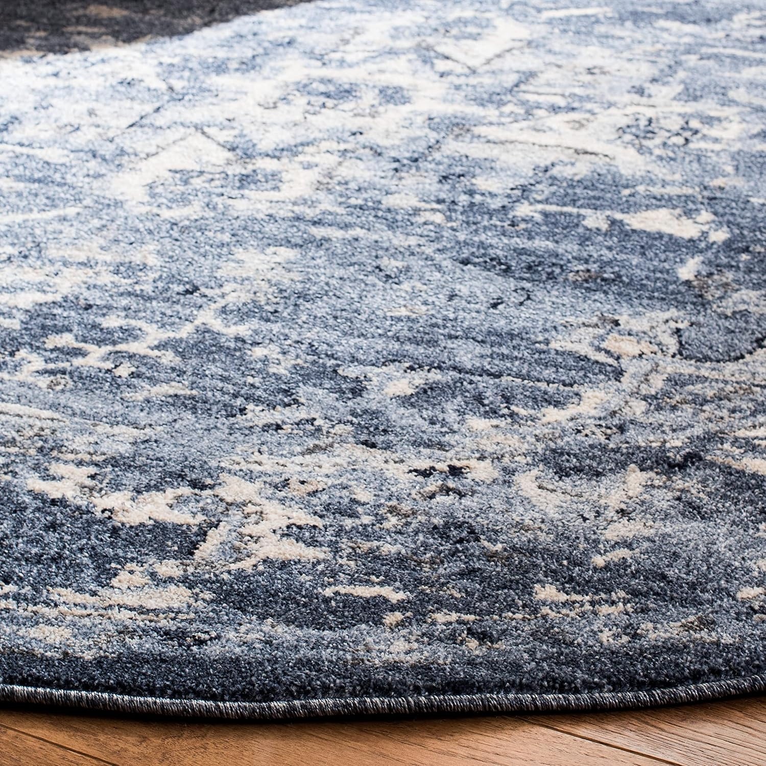 image:imageSAFAVIEH Area Rug 8x10 Charleston Collection Large Navy amp Creme Oriental Distressed Design NonShedding amp Easy Cleaning Ideal for Living Room Bedroom Office Dining Space CHL411NNavyCreme