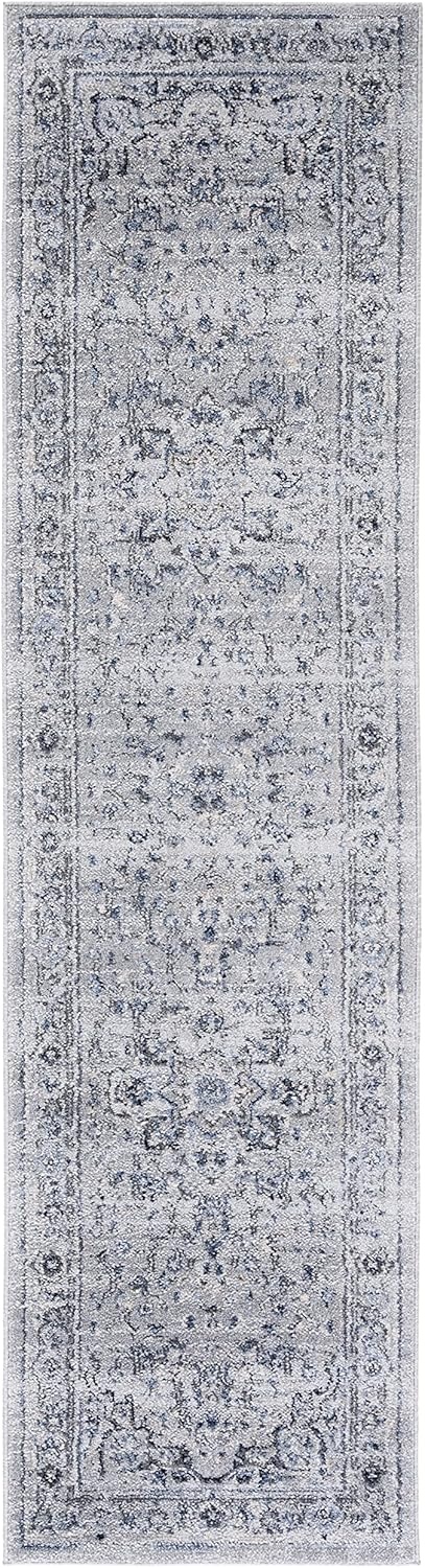 image:imageSAFAVIEH Area Rug 8x10 Charleston Collection Large Navy amp Creme Oriental Distressed Design NonShedding amp Easy Cleaning Ideal for Living Room Bedroom Office Dining Space CHL411NGreyDark Grey