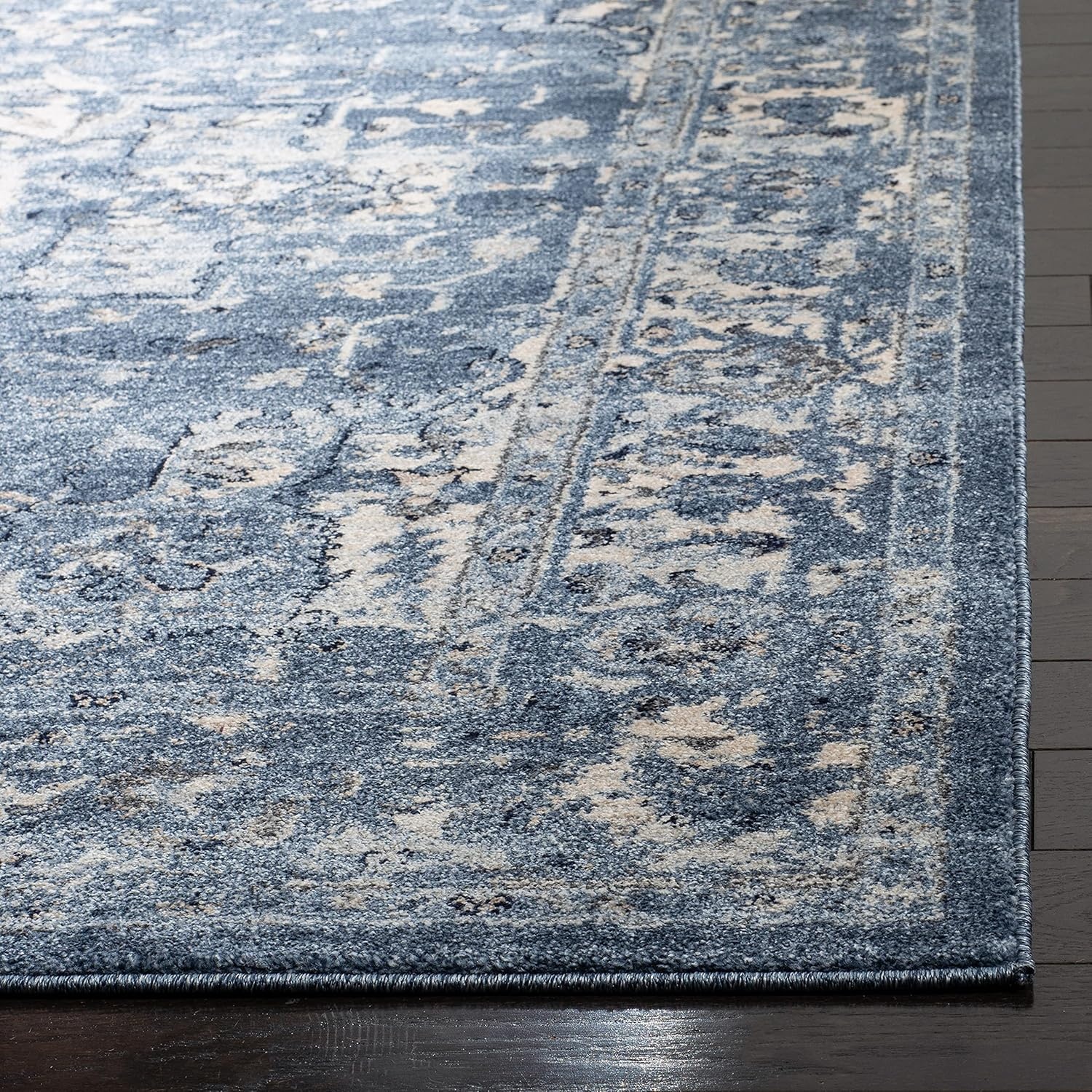 image:imageSAFAVIEH Area Rug 8x10 Charleston Collection Large Navy amp Creme Oriental Distressed Design NonShedding amp Easy Cleaning Ideal for Living Room Bedroom Office Dining Space CHL411NNavyCreme