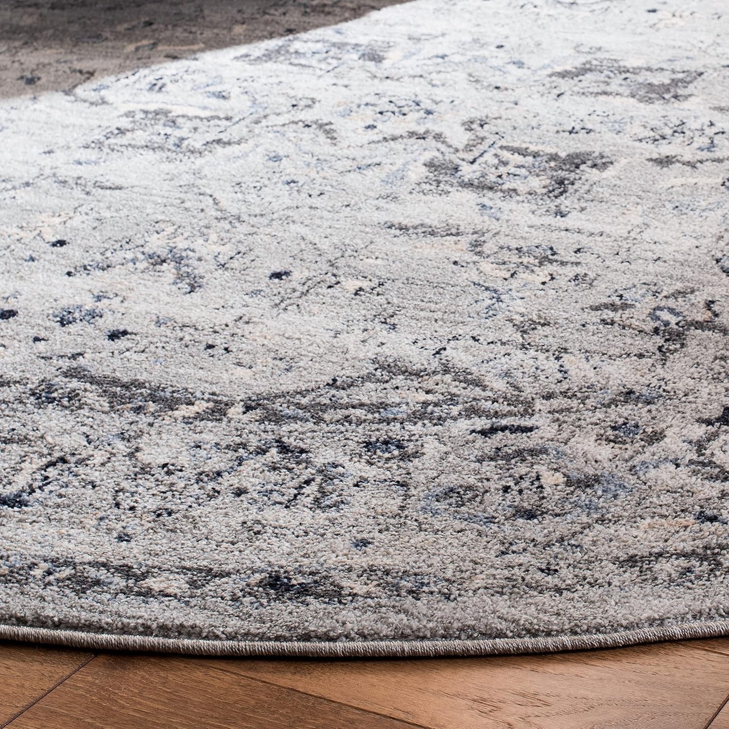 image:imageSAFAVIEH Area Rug 8x10 Charleston Collection Large Navy amp Creme Oriental Distressed Design NonShedding amp Easy Cleaning Ideal for Living Room Bedroom Office Dining Space CHL411NGreyDark Grey