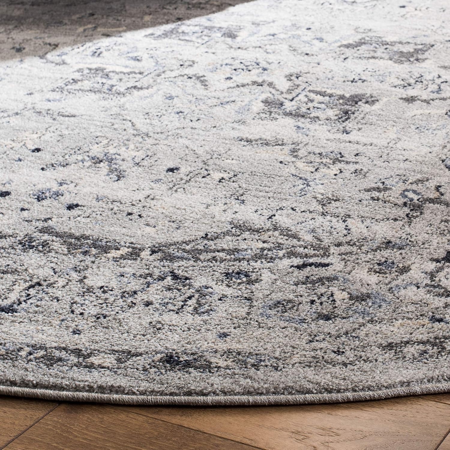 image:imageSAFAVIEH Area Rug 8x10 Charleston Collection Large Navy amp Creme Oriental Distressed Design NonShedding amp Easy Cleaning Ideal for Living Room Bedroom Office Dining Space CHL411NGreyDark Grey