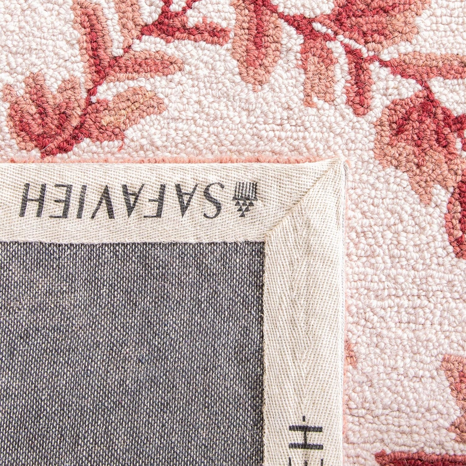 image:imageSAFAVIEH Area Rug 8x10 Chelsea Collection Large Ivory amp Green HandHooked Wool French Country Design Ideal for Living Room Bedroom Office Dining Space HK55AIvoryRose