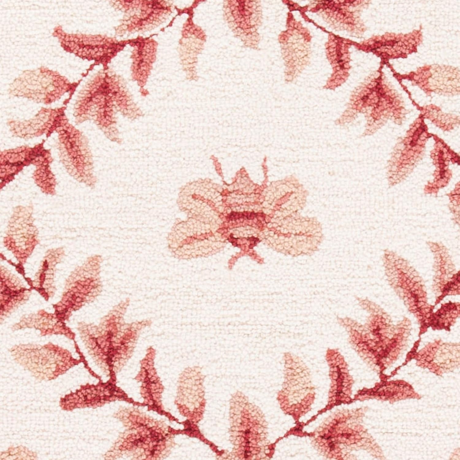 image:imageSAFAVIEH Area Rug 8x10 Chelsea Collection Large Ivory amp Green HandHooked Wool French Country Design Ideal for Living Room Bedroom Office Dining Space HK55AIvoryRose