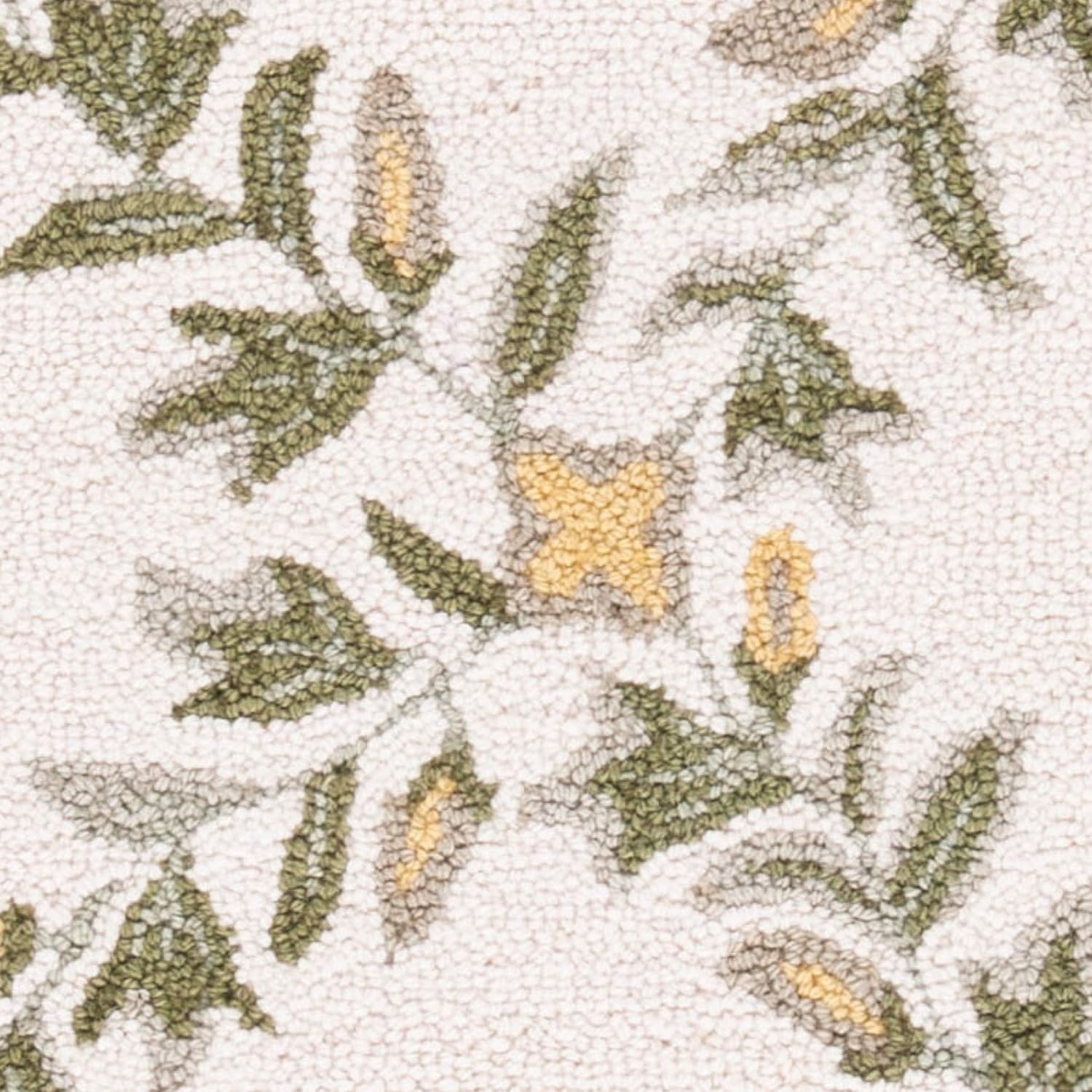image:imageSAFAVIEH Area Rug 8x10 Chelsea Collection Large Ivory amp Green HandHooked Wool French Country Design Ideal for Living Room Bedroom Office Dining Space HK55AIvoryGreen
