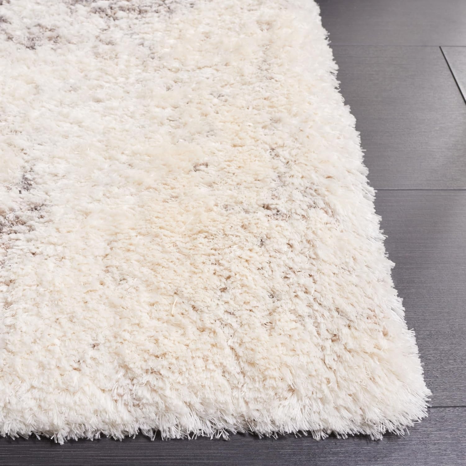 image:imageSAFAVIEH Area Rug 8x10 Cloud Shag Collection Large Grey amp Blue Modern Design NonShedding amp Easy Cleaning Ultra Plush Thick Pile Ideal for Living Room Bedroom Dining Space CLD110FIvoryGrey