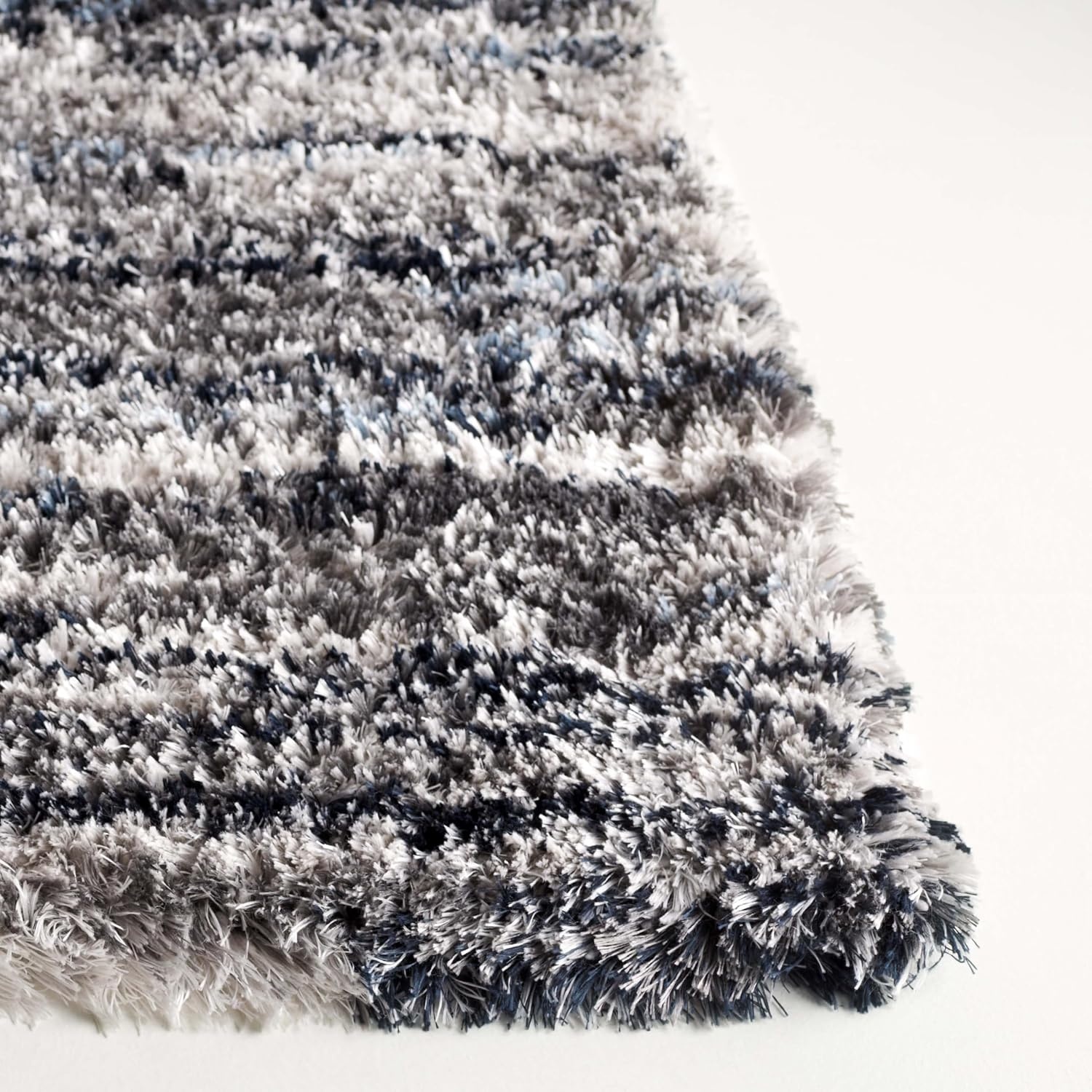 image:imageSAFAVIEH Area Rug 8x10 Cloud Shag Collection Large Grey amp Blue Modern Design NonShedding amp Easy Cleaning Ultra Plush Thick Pile Ideal for Living Room Bedroom Dining Space CLD111FGreyBlue