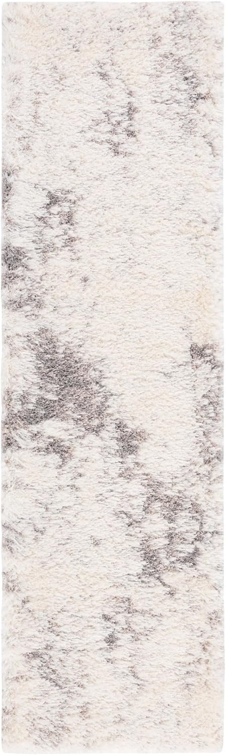 image:imageSAFAVIEH Area Rug 8x10 Cloud Shag Collection Large Grey amp Blue Modern Design NonShedding amp Easy Cleaning Ultra Plush Thick Pile Ideal for Living Room Bedroom Dining Space CLD110FIvoryGrey