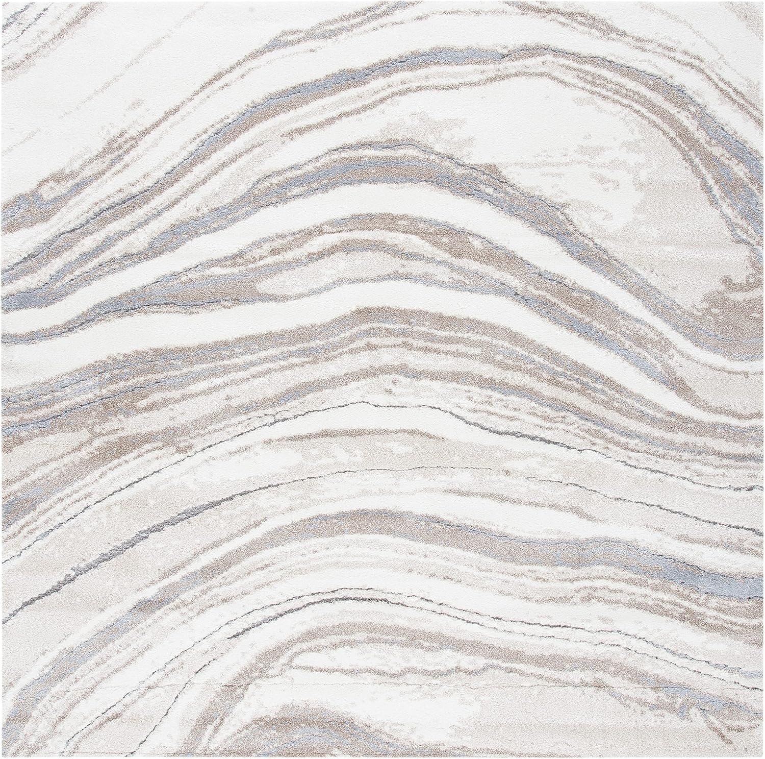 image:imageSAFAVIEH Area Rug 8x10 Cyrus Shag Collection Large Ivory amp Grey Modern Abstract Design NonShedding amp Easy Cleaning Ideal for Living Room Bedroom Office Dining Space CYR130AIvoryGrey