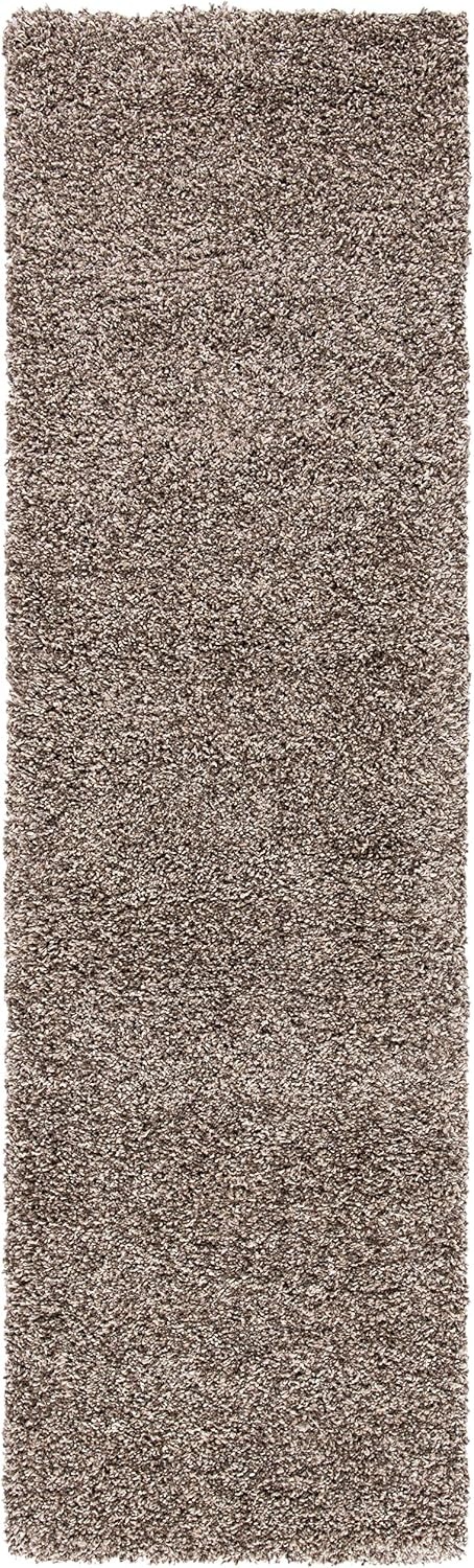 image:imageSAFAVIEH Area Rug 8x10 Evolution Shag Collection Large Grey Solid Design NonShedding amp Easy Cleaning Ultra Plush Thick Pile Ideal for Living Room Bedroom Dining Space EVO520FBrown