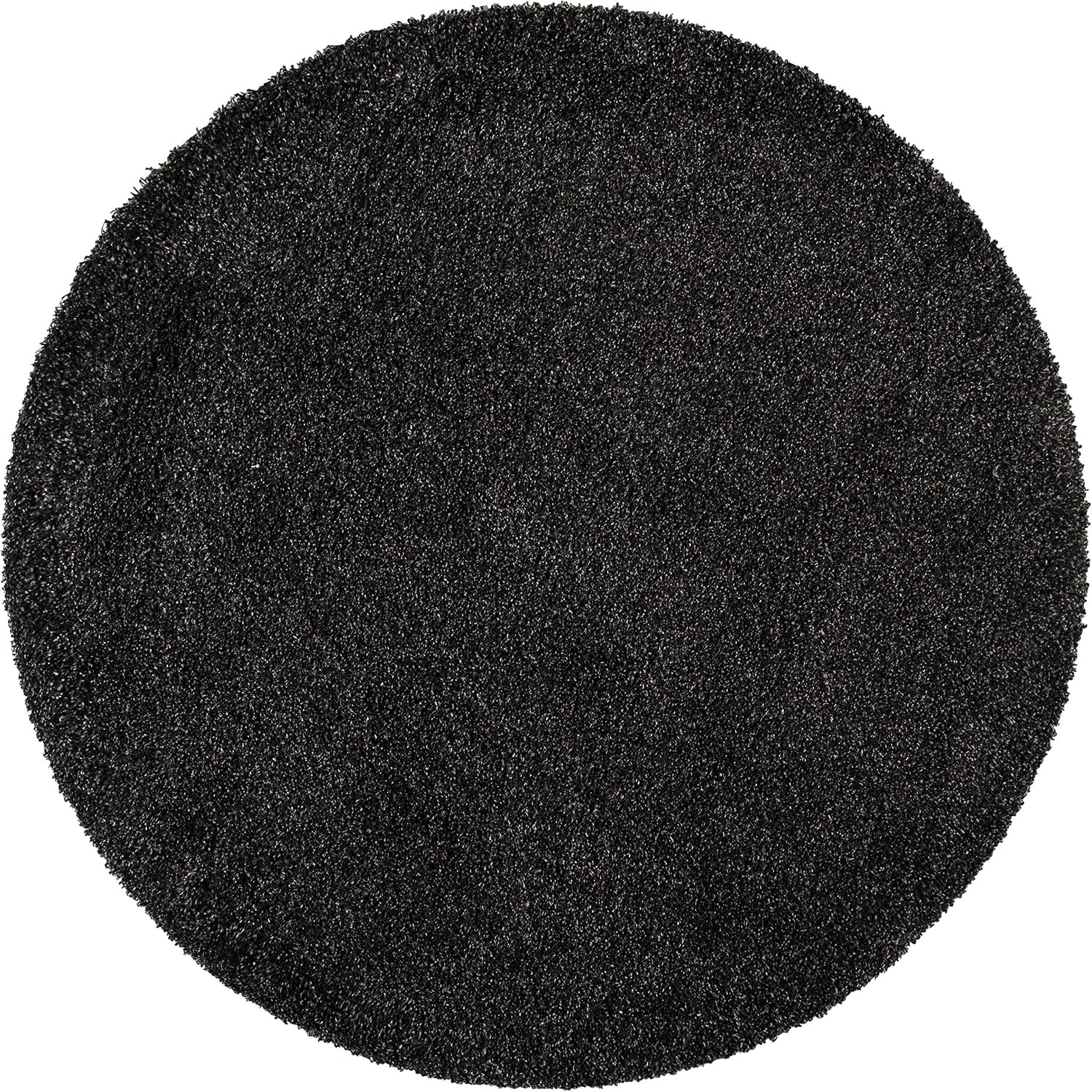 image:imageSAFAVIEH Area Rug 8x10 Evolution Shag Collection Large Grey Solid Design NonShedding amp Easy Cleaning Ultra Plush Thick Pile Ideal for Living Room Bedroom Dining Space EVO520FCharcoal
