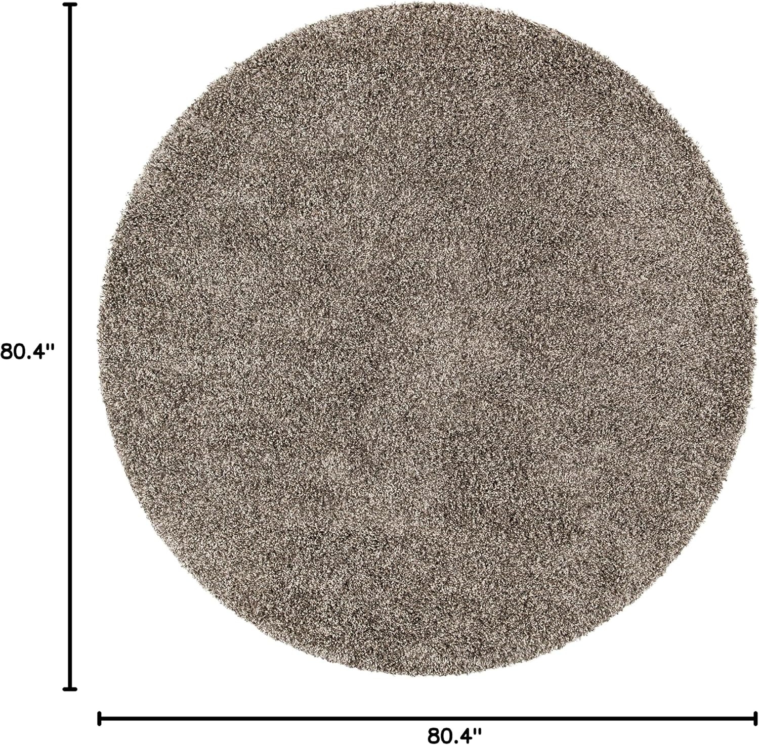 image:imageSAFAVIEH Area Rug 8x10 Evolution Shag Collection Large Grey Solid Design NonShedding amp Easy Cleaning Ultra Plush Thick Pile Ideal for Living Room Bedroom Dining Space EVO520FBrown