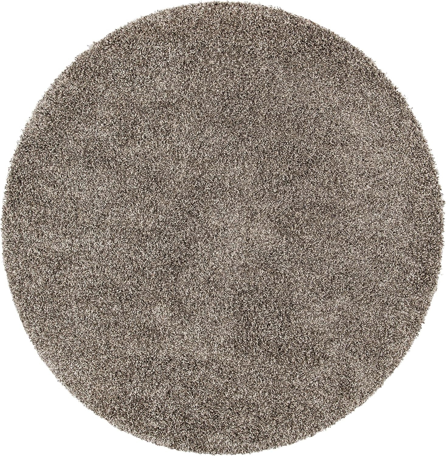image:imageSAFAVIEH Area Rug 8x10 Evolution Shag Collection Large Grey Solid Design NonShedding amp Easy Cleaning Ultra Plush Thick Pile Ideal for Living Room Bedroom Dining Space EVO520FBrown