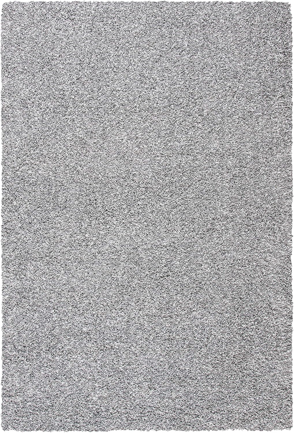 image:imageSAFAVIEH Area Rug 8x10 Evolution Shag Collection Large Grey Solid Design NonShedding amp Easy Cleaning Ultra Plush Thick Pile Ideal for Living Room Bedroom Dining Space EVO520FGrey