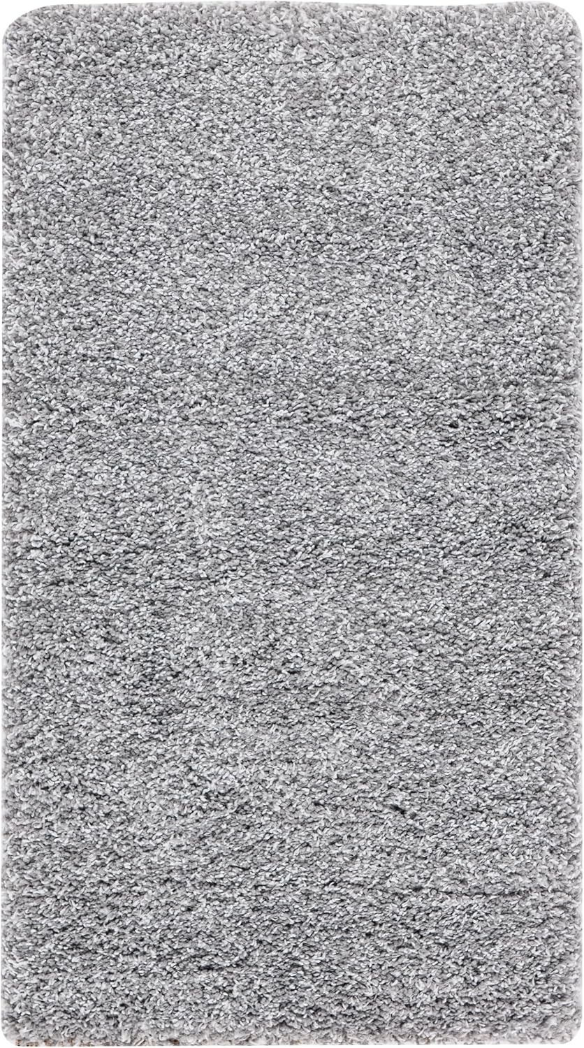 image:imageSAFAVIEH Area Rug 8x10 Evolution Shag Collection Large Grey Solid Design NonShedding amp Easy Cleaning Ultra Plush Thick Pile Ideal for Living Room Bedroom Dining Space EVO520FGrey