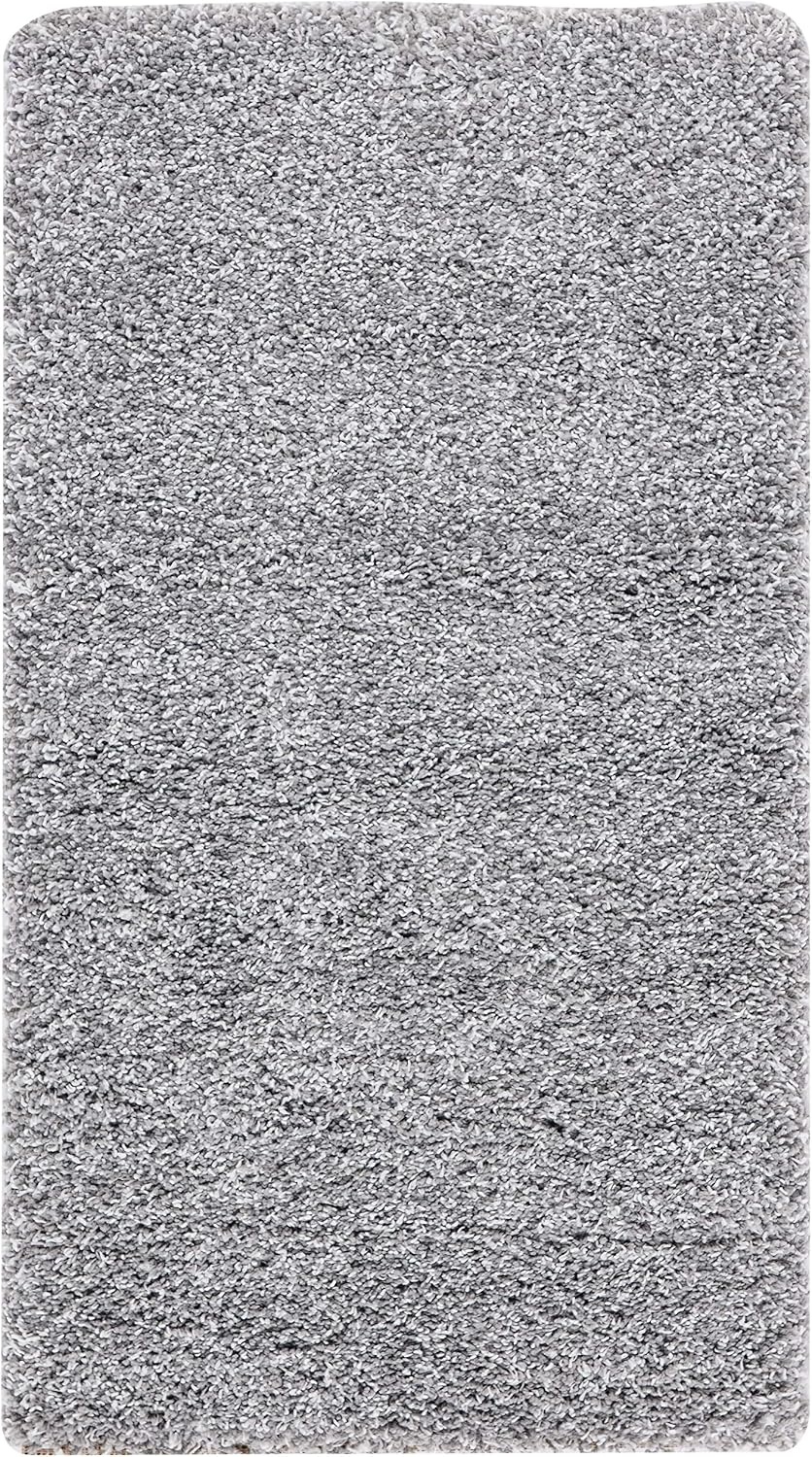 image:imageSAFAVIEH Area Rug 8x10 Evolution Shag Collection Large Grey Solid Design NonShedding amp Easy Cleaning Ultra Plush Thick Pile Ideal for Living Room Bedroom Dining Space EVO520FGrey