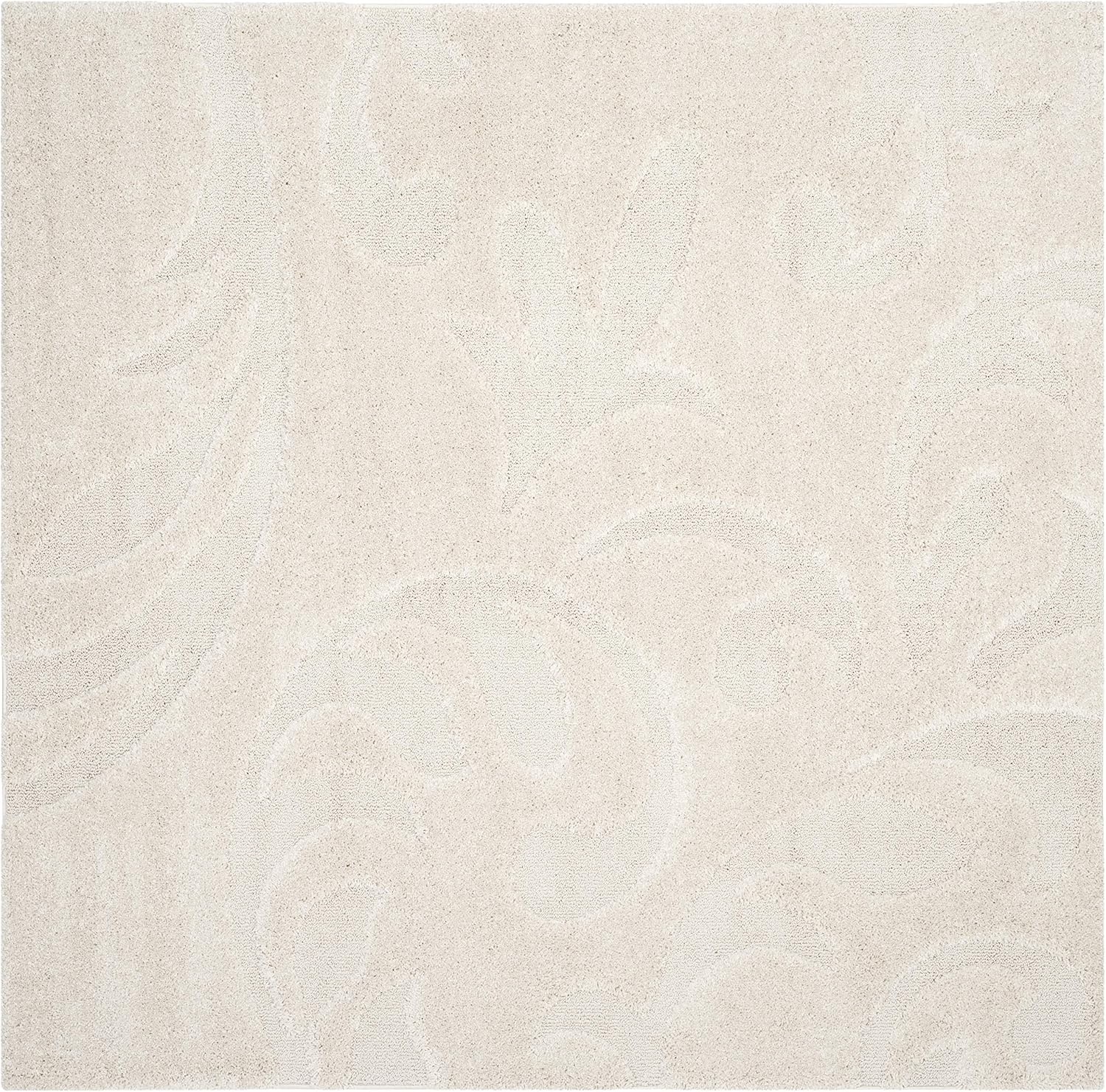 image:imageSAFAVIEH Area Rug 8x10 Florida Shag Collection Large Cream amp Blue Scroll Design NonShedding amp Easy Cleaning Plush Thick Pile Ideal for Living Room Bedroom Dining Space SG4681165Creme